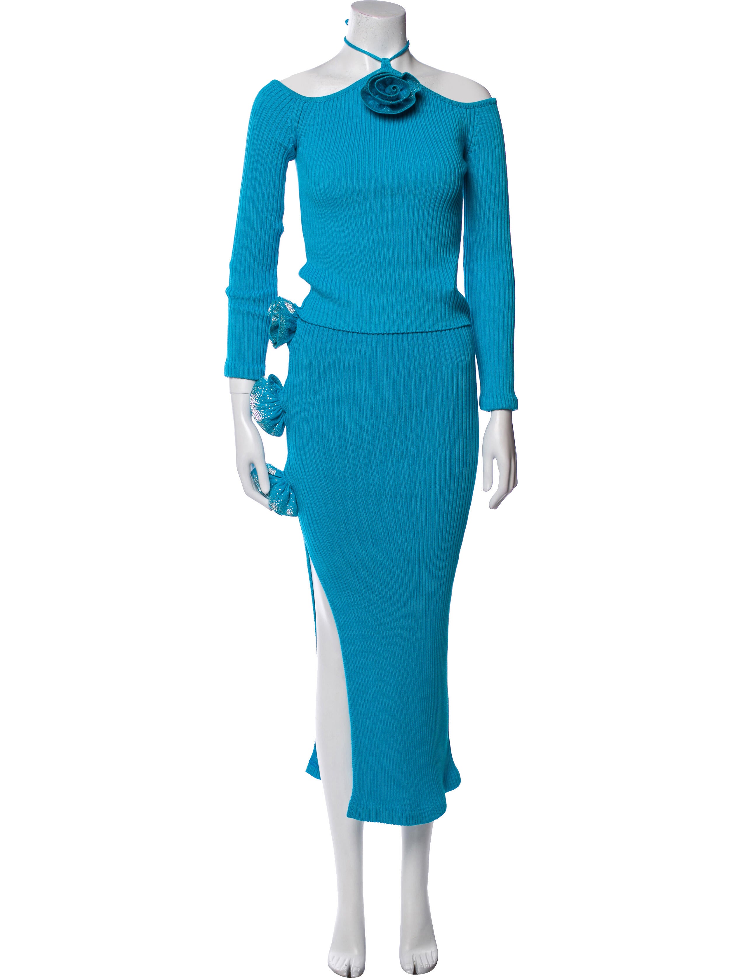 Giuseppe di Morabito Crystal Embellishments Skirt Suit