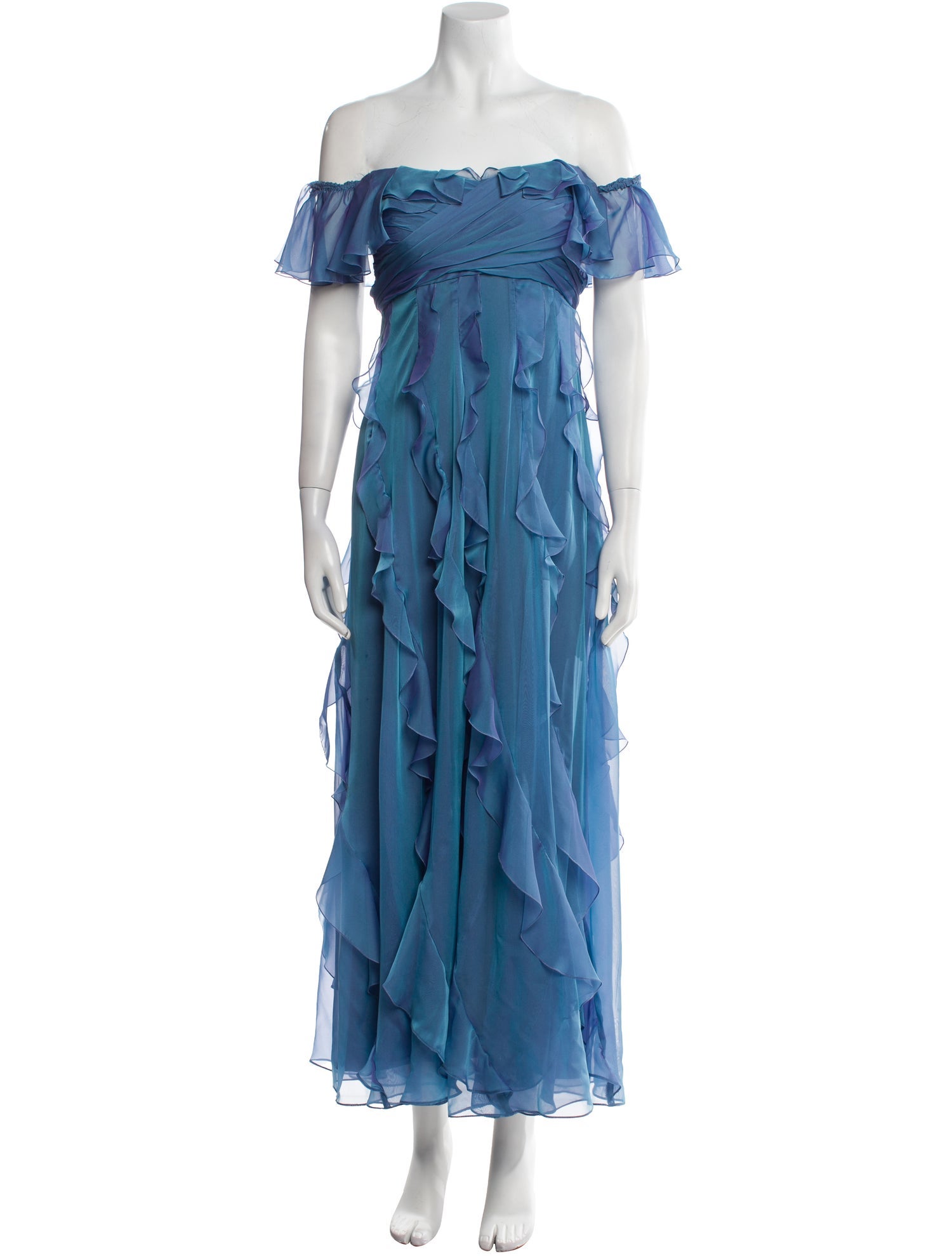 Gemy Maalouf Off-The-Shoulder Long Dress