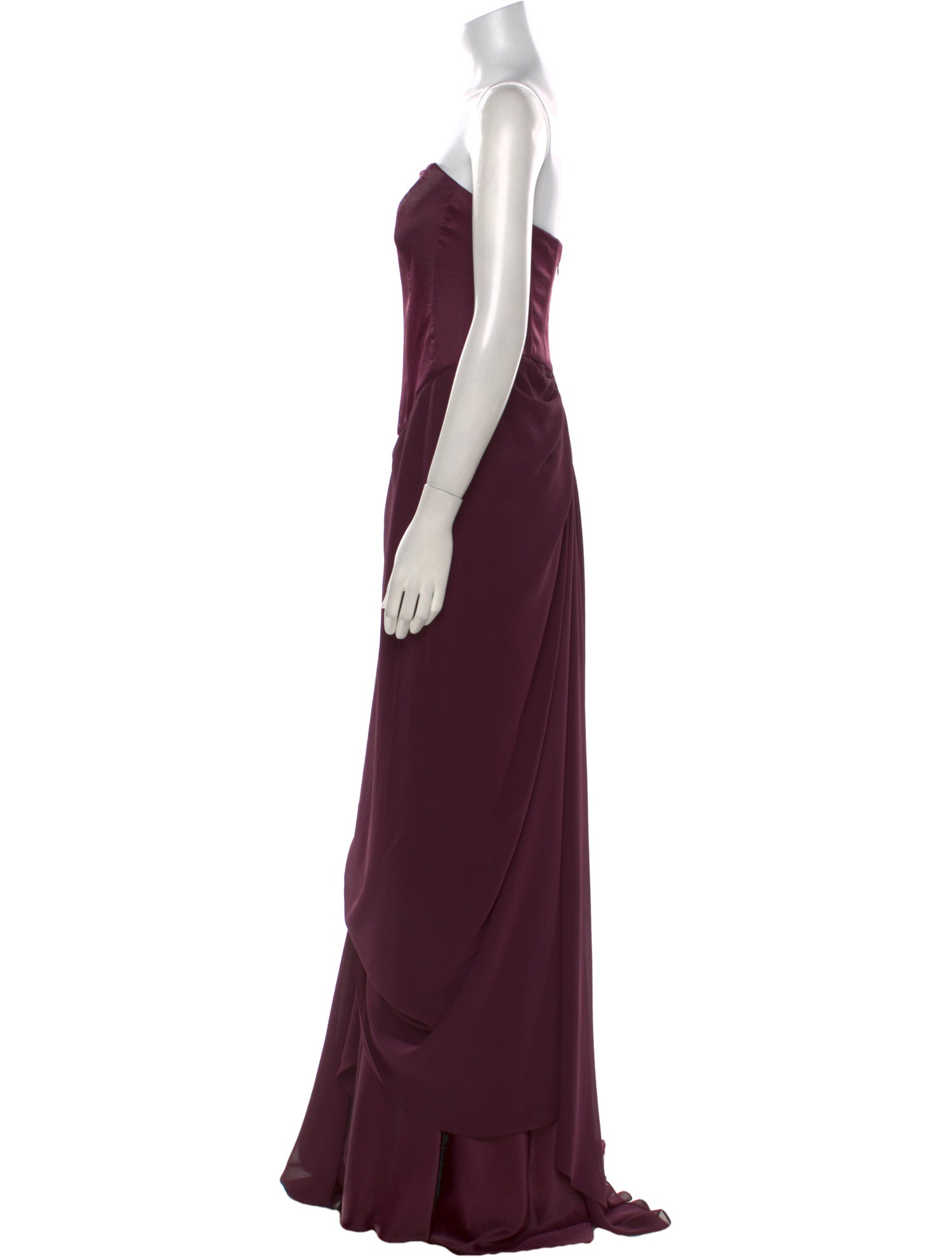 Gemy Maalouf Square Neckline Long Dress
