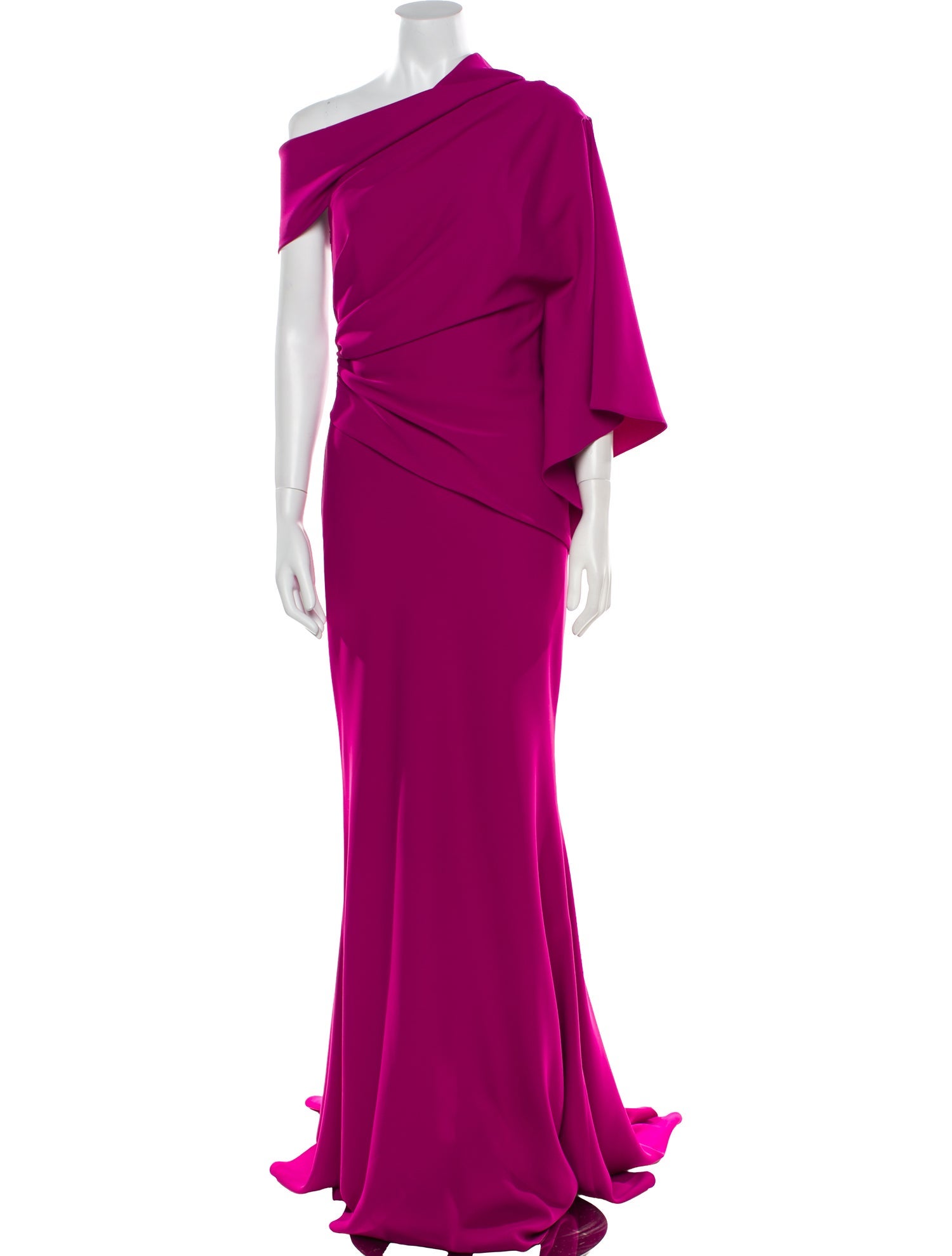 Gemy Maalouf One-Shoulder Long Dress