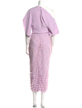 Gemy Maalouf One-Shoulder Long Dress