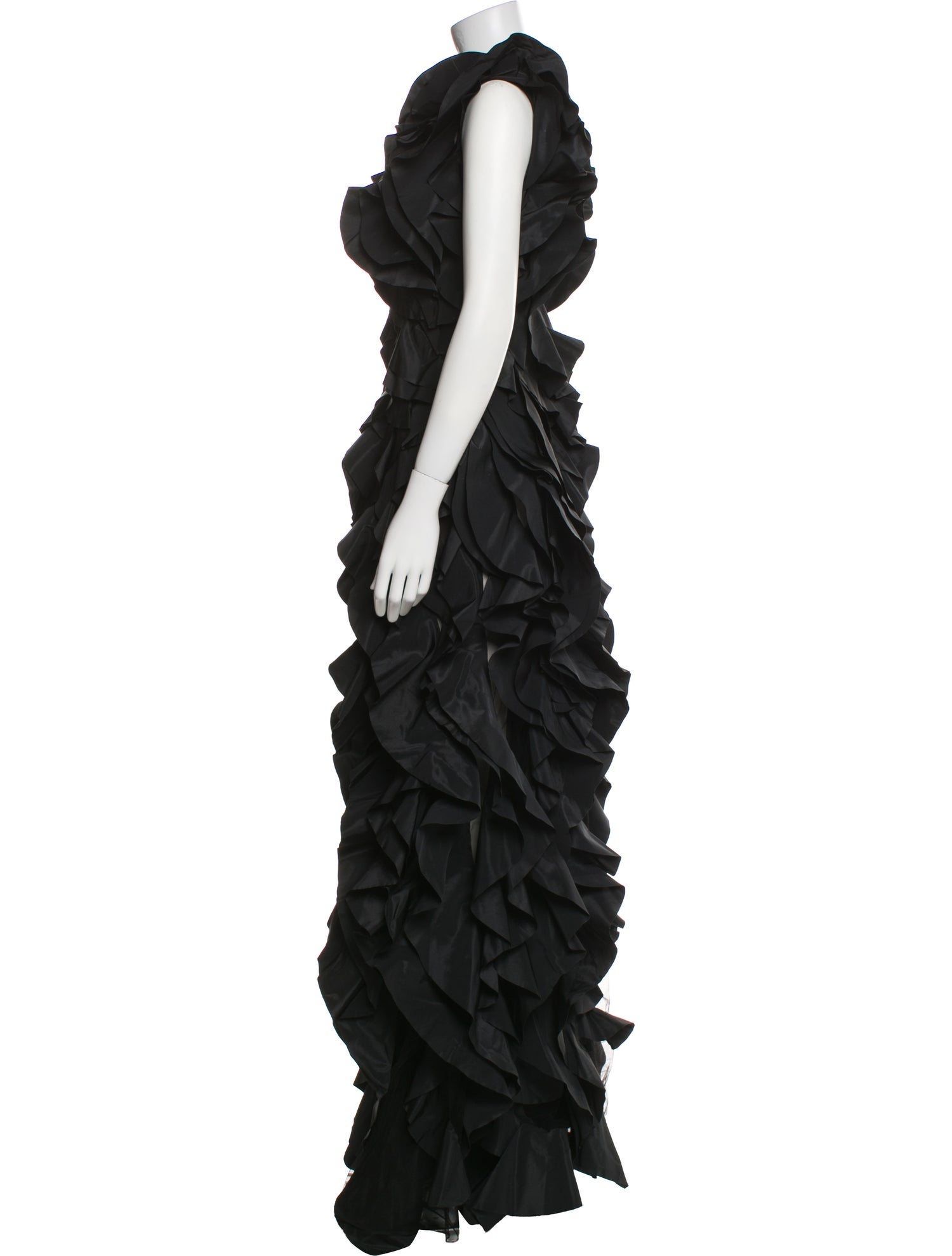 Gemy Maalouf Cowl Neck Long Dress