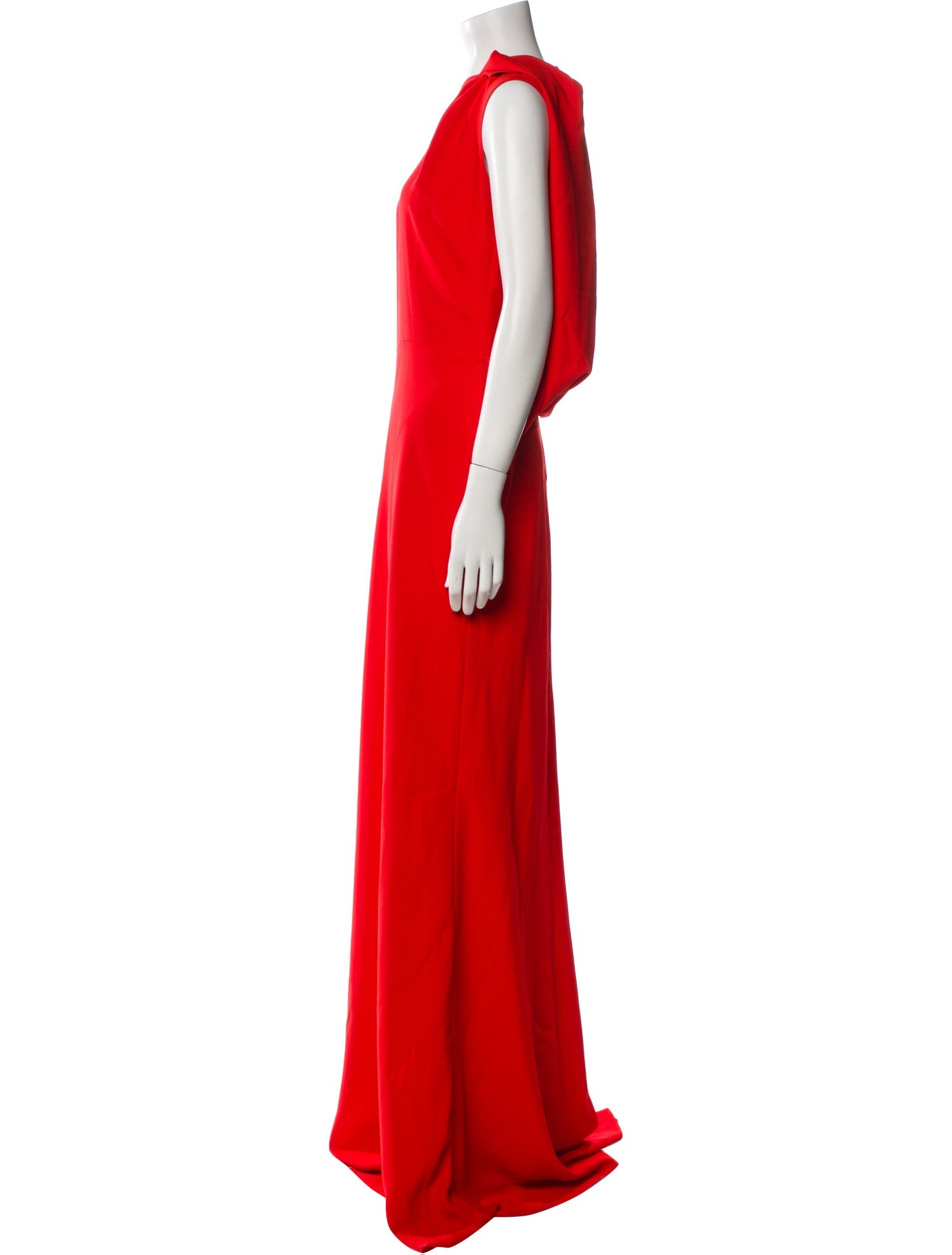 Gemy Maalouf Crew Neck Long Dress