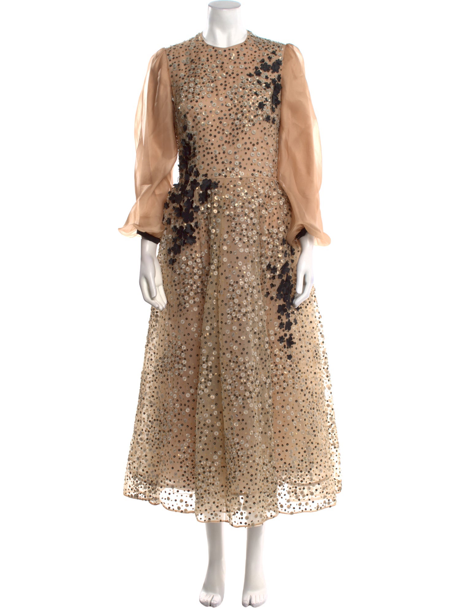 Gemy Maalouf Patterned Long Dress