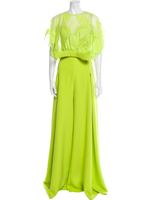 Gemy Maalouf Floral Print Pant Set