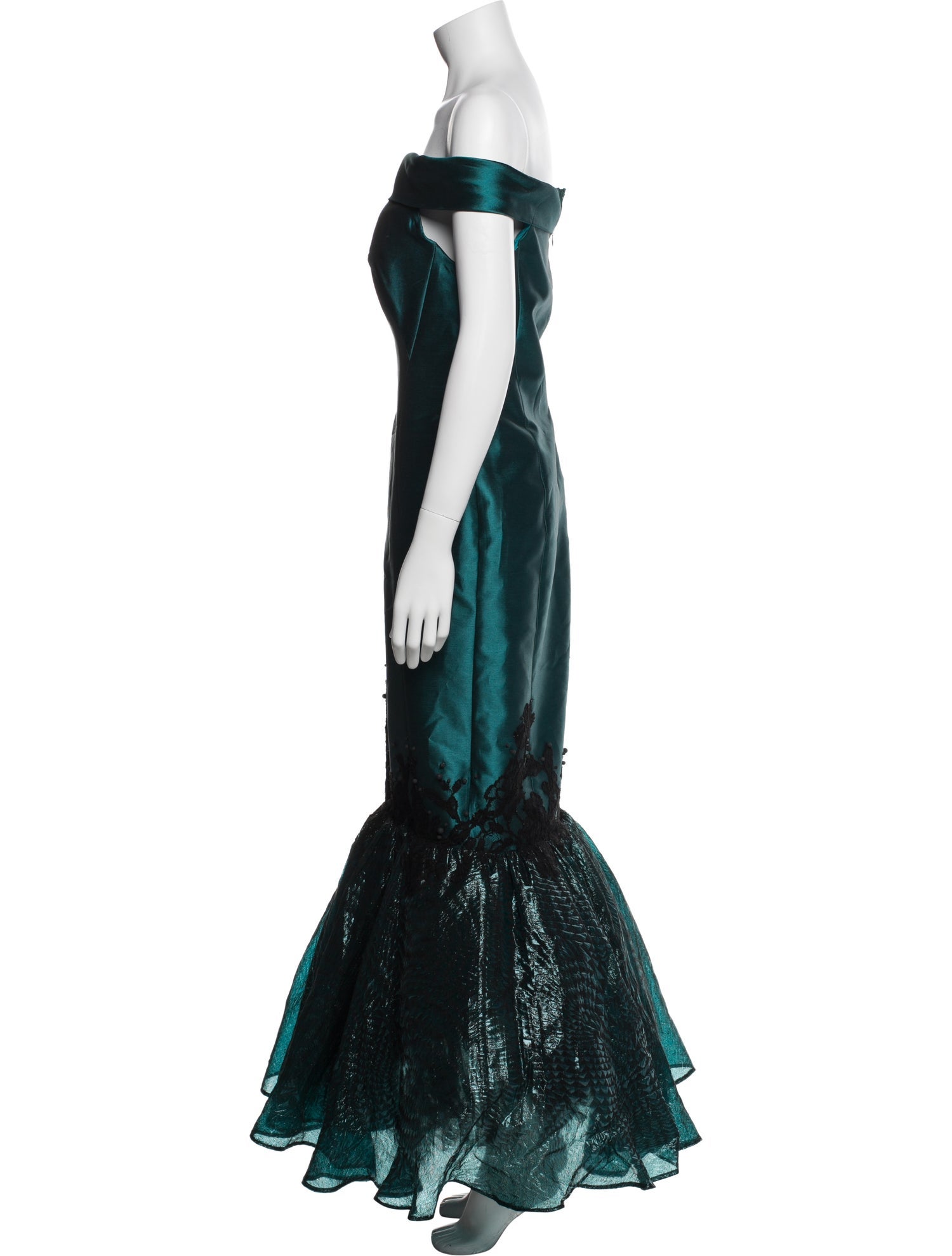 Gemy Maalouf Off-The-Shoulder Long Dress