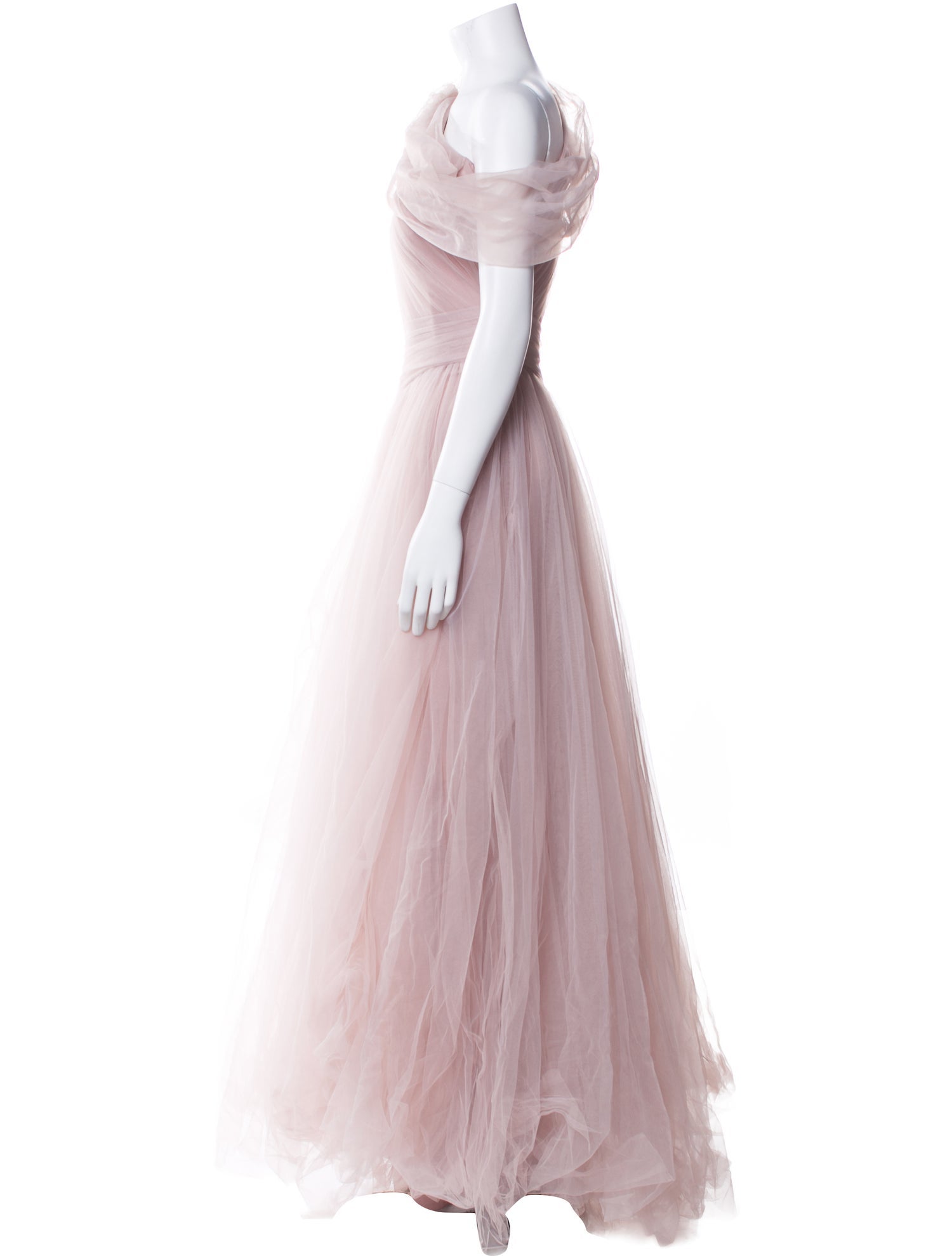 Gemy Maalouf One-Shoulder Long Dress