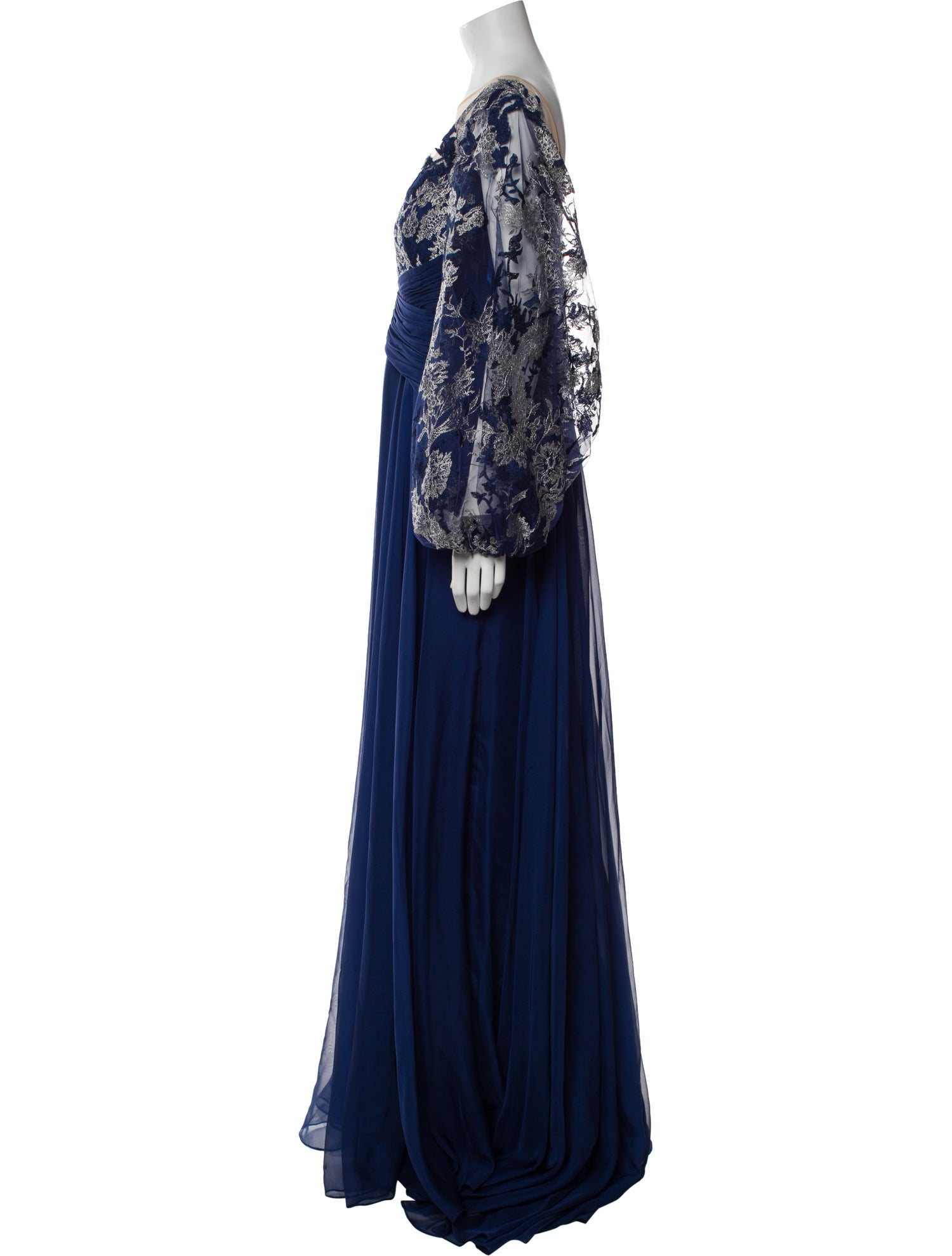 Gemy Maalouf Scoop Neck Long Dress w/ Tags
