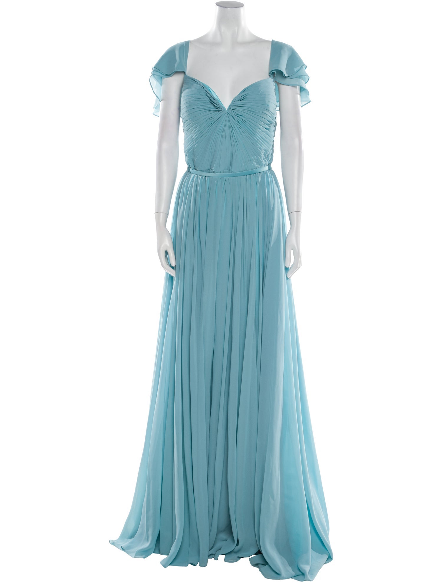 Gemy Maalouf Square Neckline Long Dress