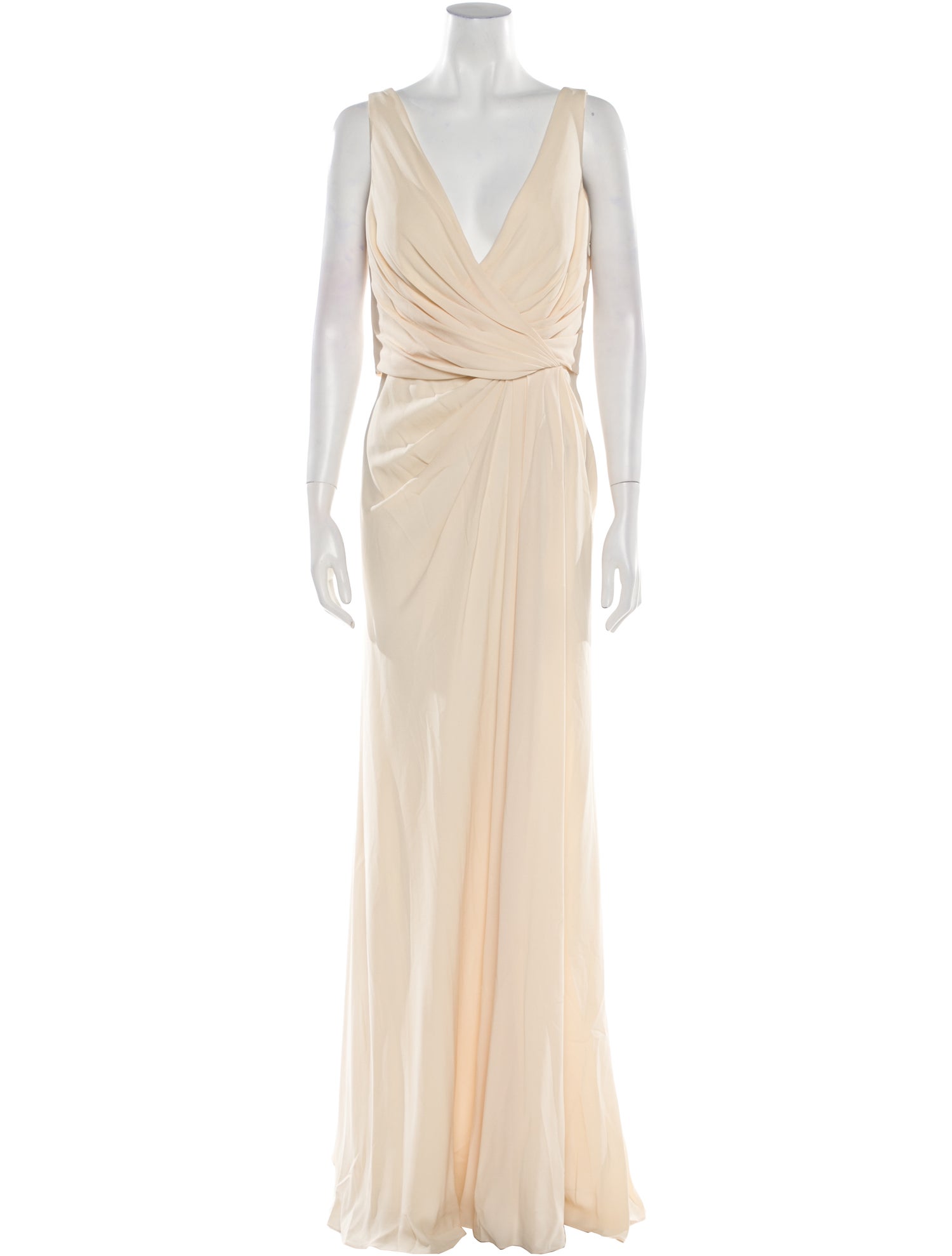 Gemy Maalouf V-Neck Long Dress