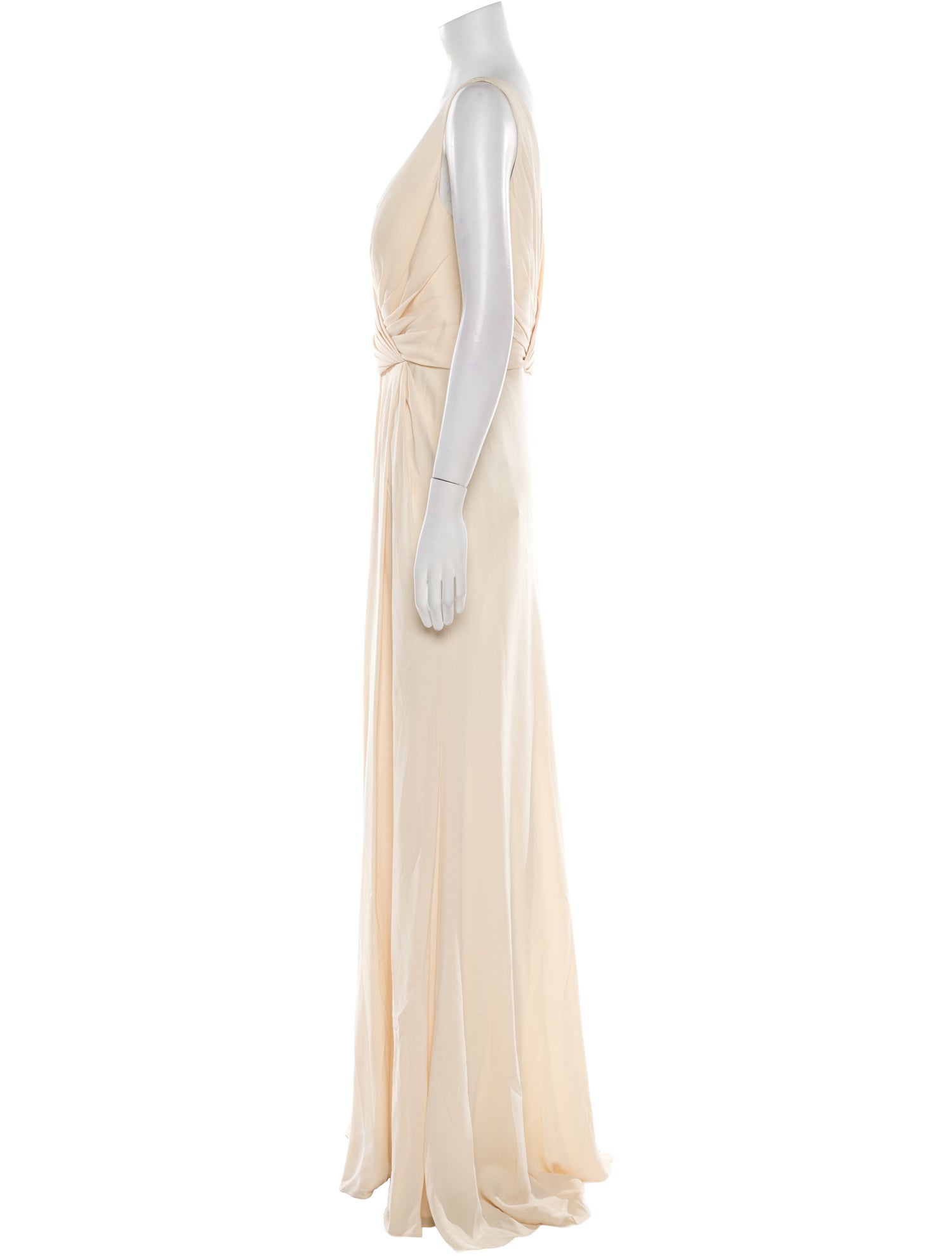 Gemy Maalouf V-Neck Long Dress