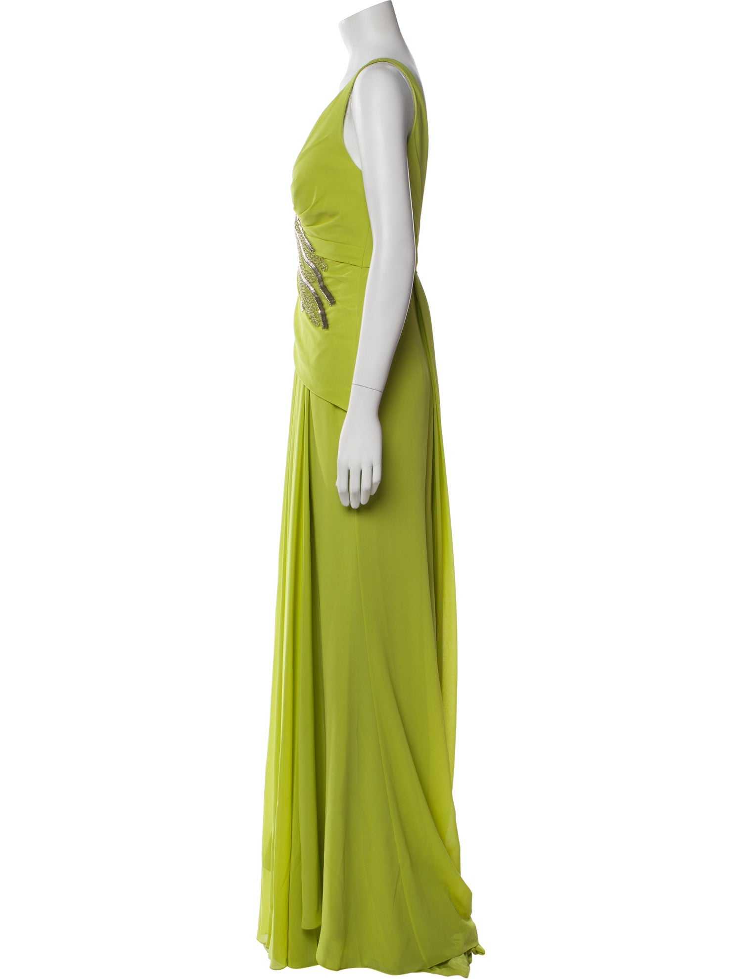 Gemy Maalouf V-Neck Long Dress w/ Tags