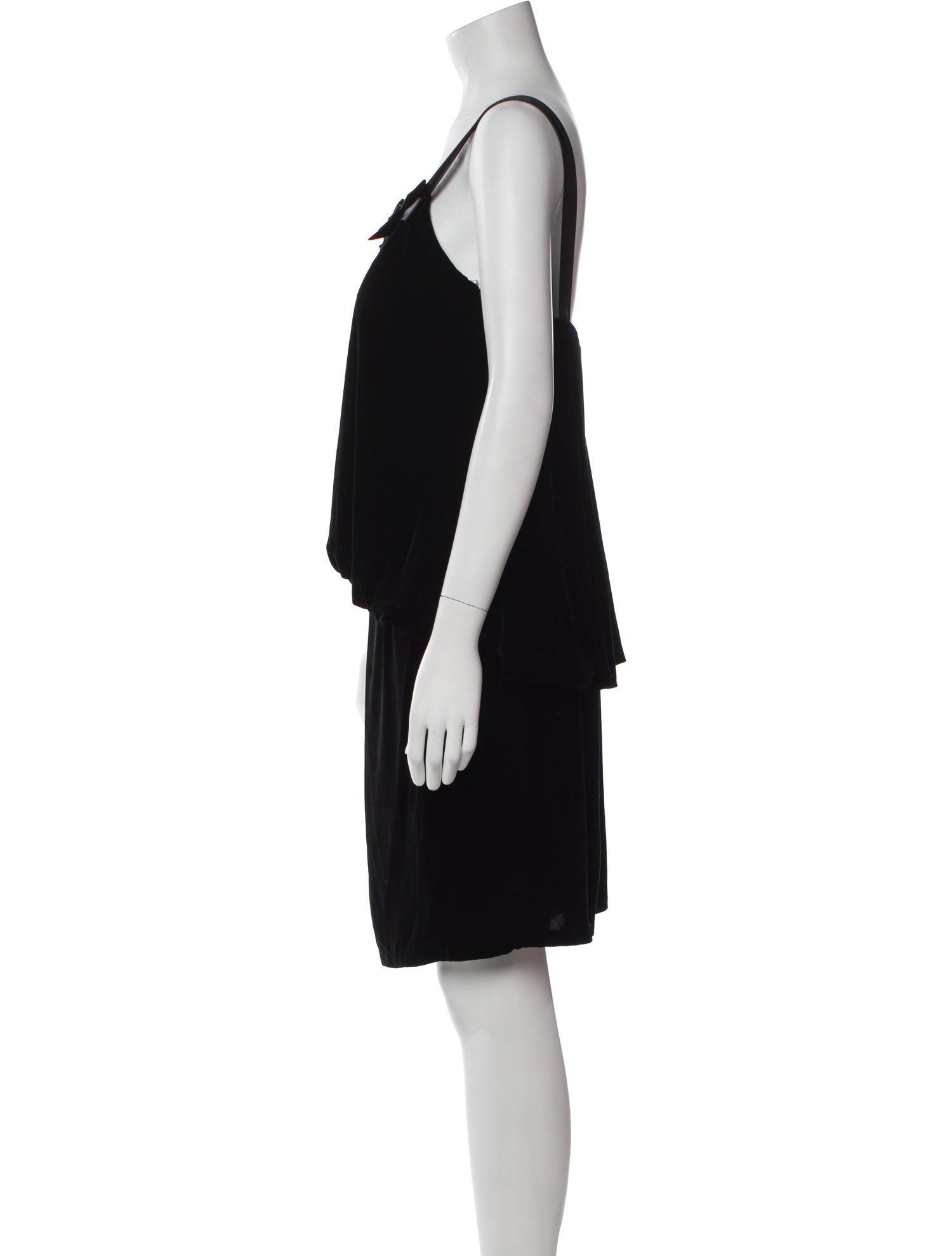 Gemy Maalouf Velvet Mini Dress w/ Tags