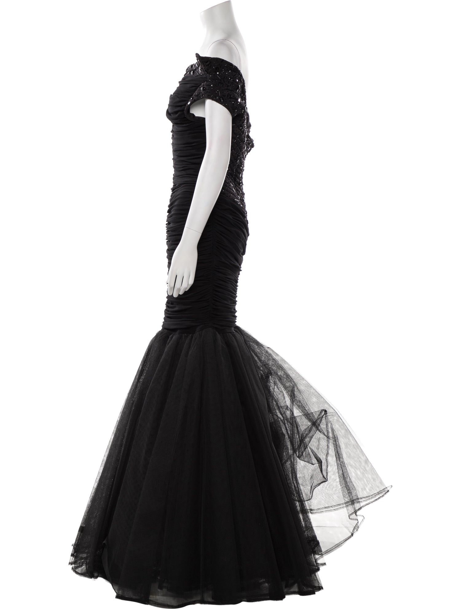 Gemy Maalouf Off-The-Shoulder Long Dress w/ Tags