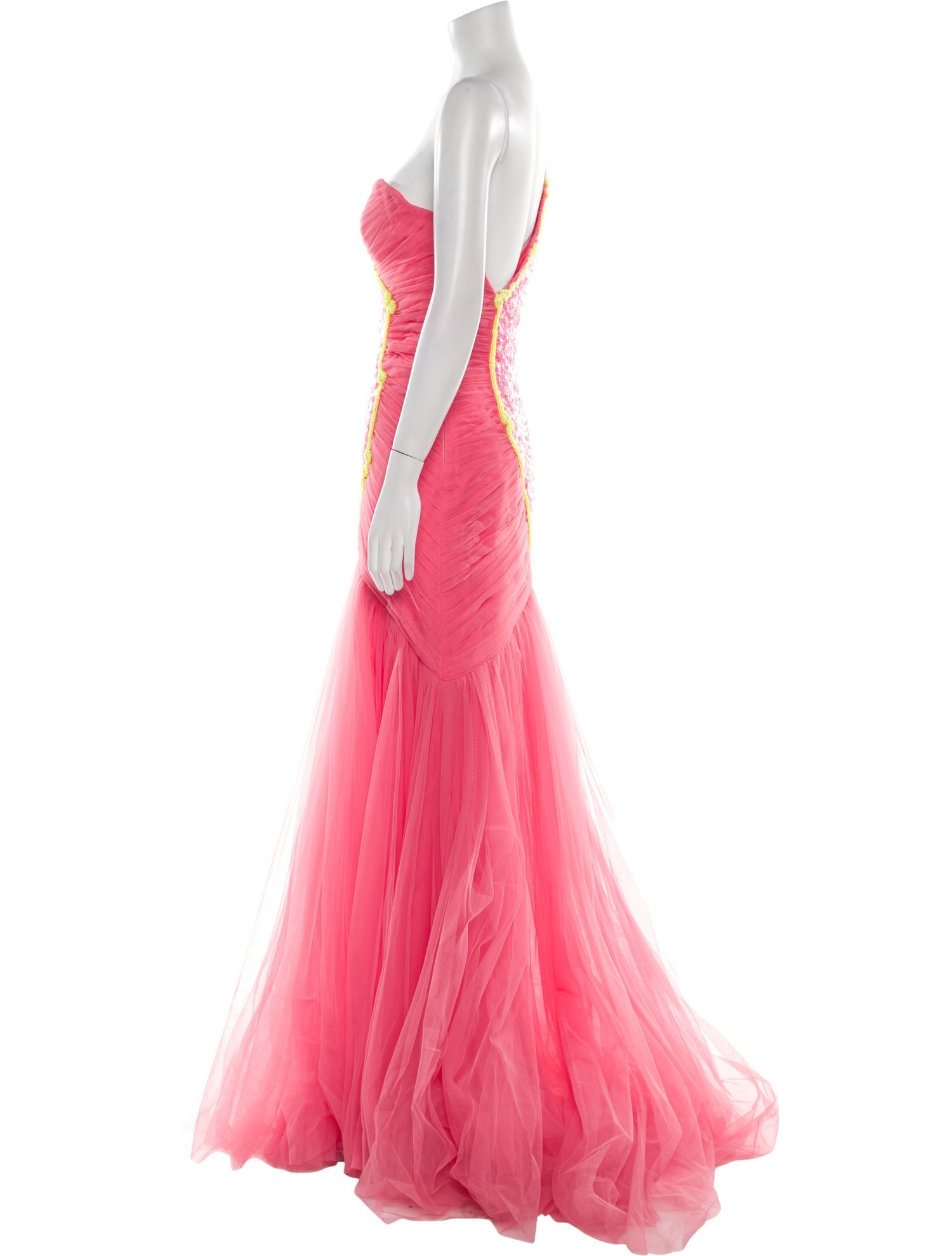 Gemy Maalouf One-Shoulder Long Dress