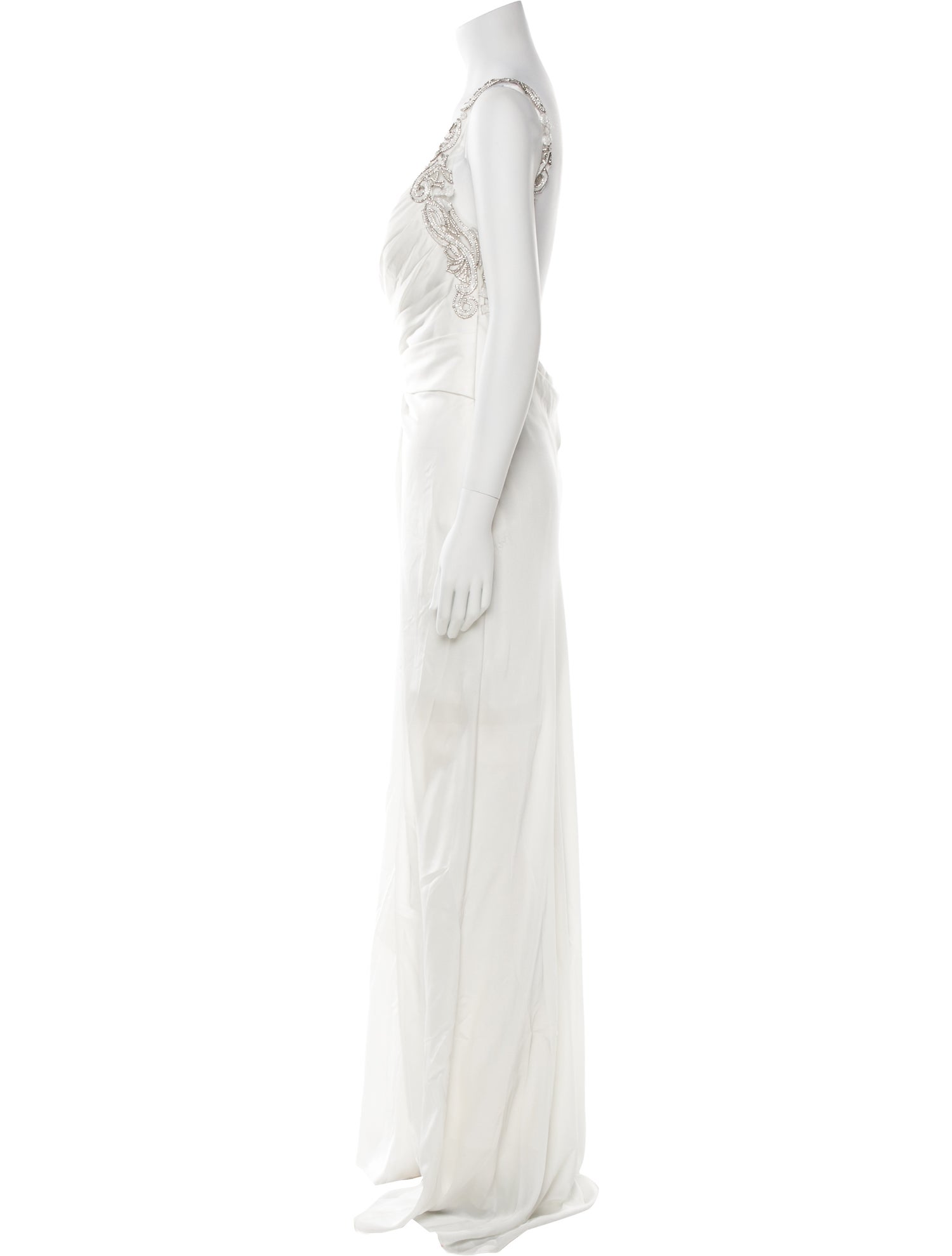 Gemy Maalouf V-Neck Long Dress