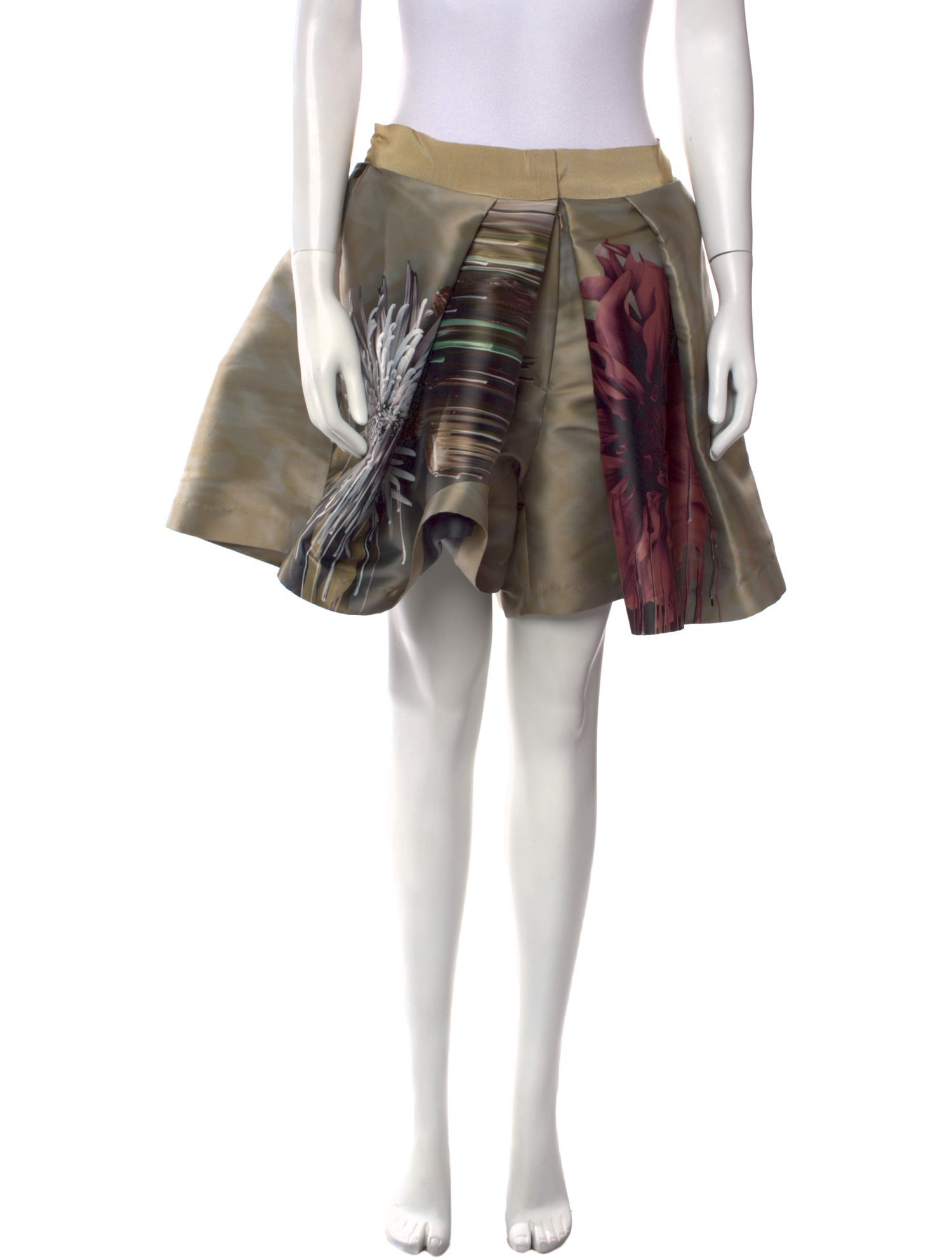 Gemy Maalouf Printed Knee-Length Shorts w/ Tags