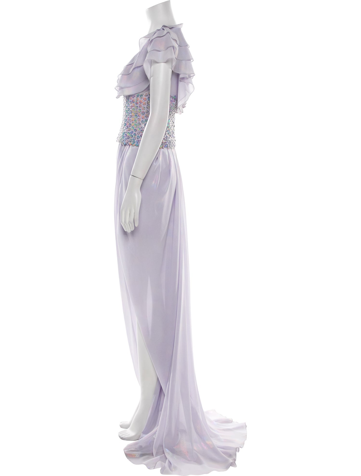 Gemy Maalouf V-Neck Long Dress w/ Tags