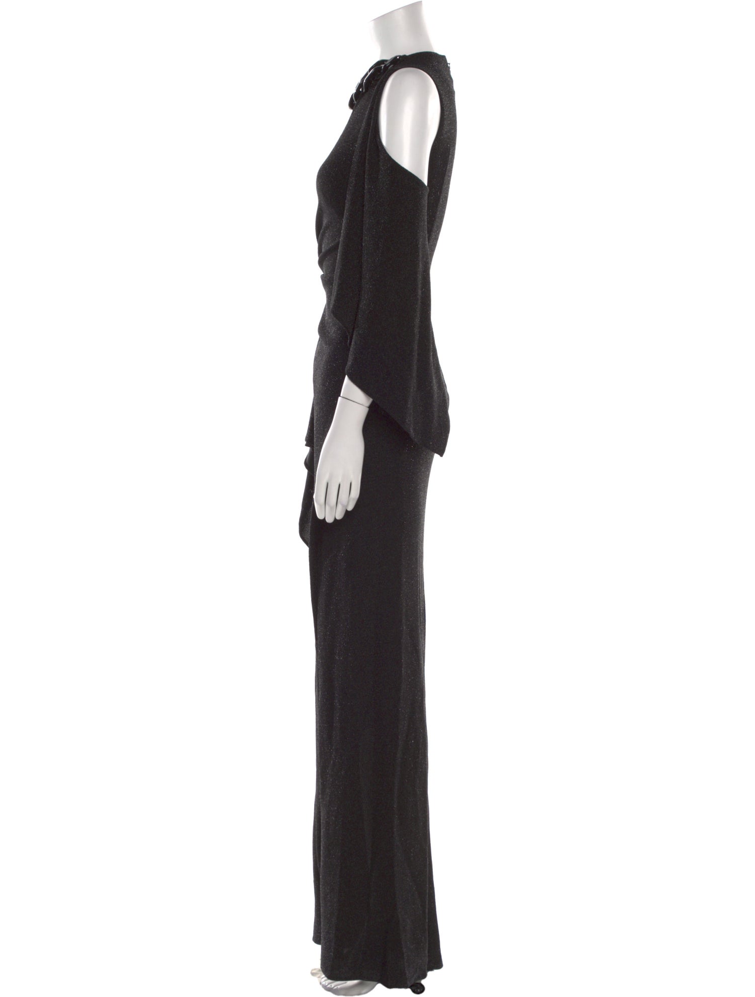 Gemy Maalouf Mock Neck Long Dress w/ Tags