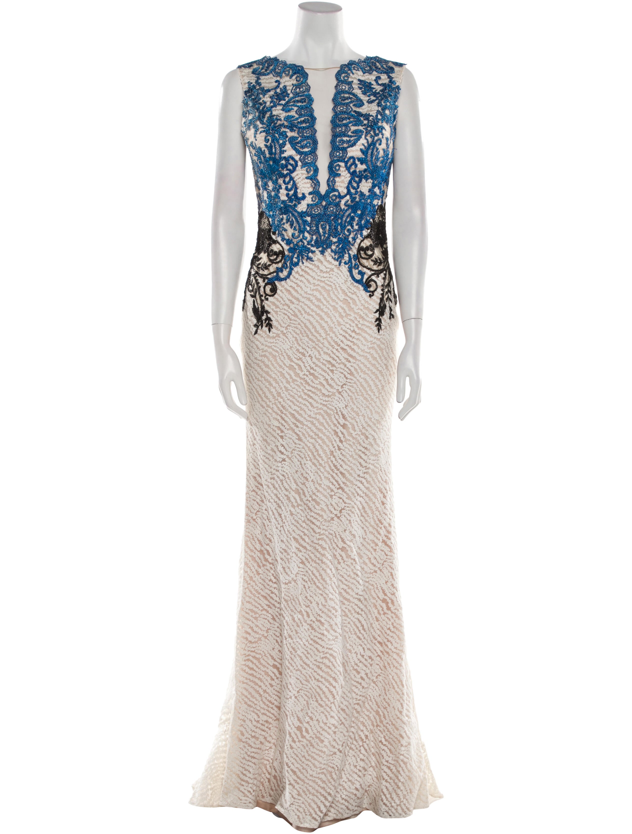 Gemy Maalouf Printed Long Dress w/ Tags