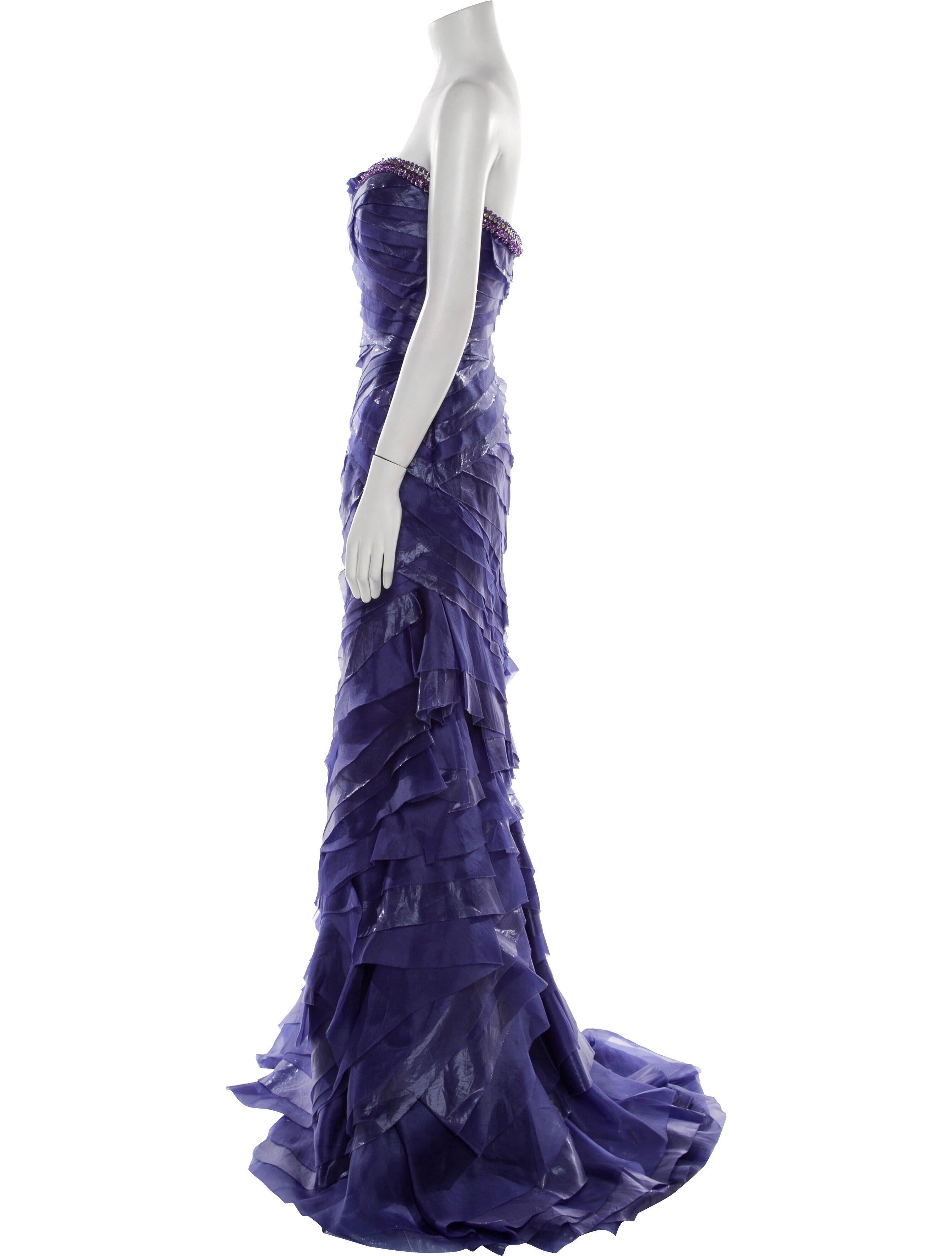 Gemy Maalouf Strapless Long Dress w/ Tags