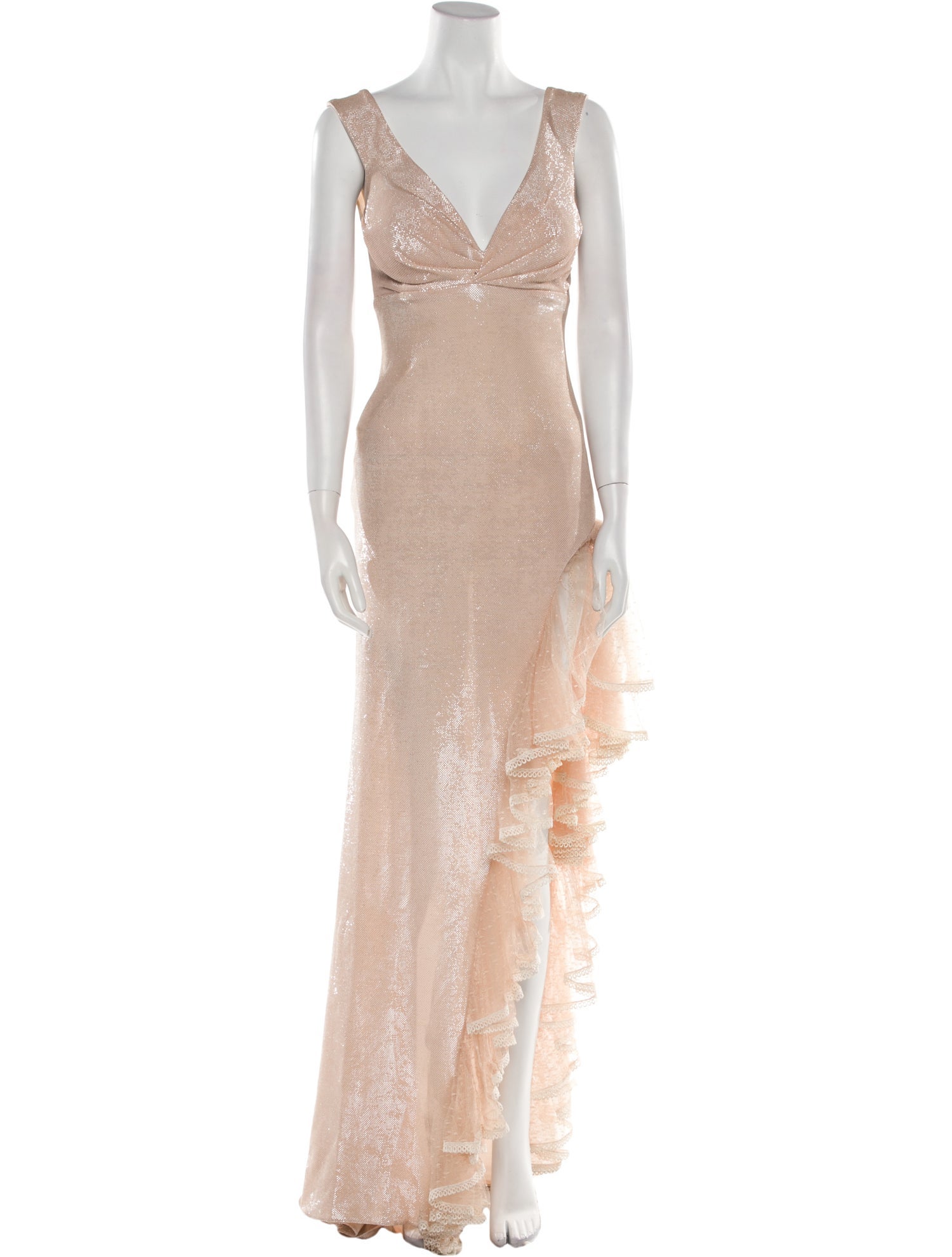 Gemy Maalouf V-Neck Long Dress w/ Tags