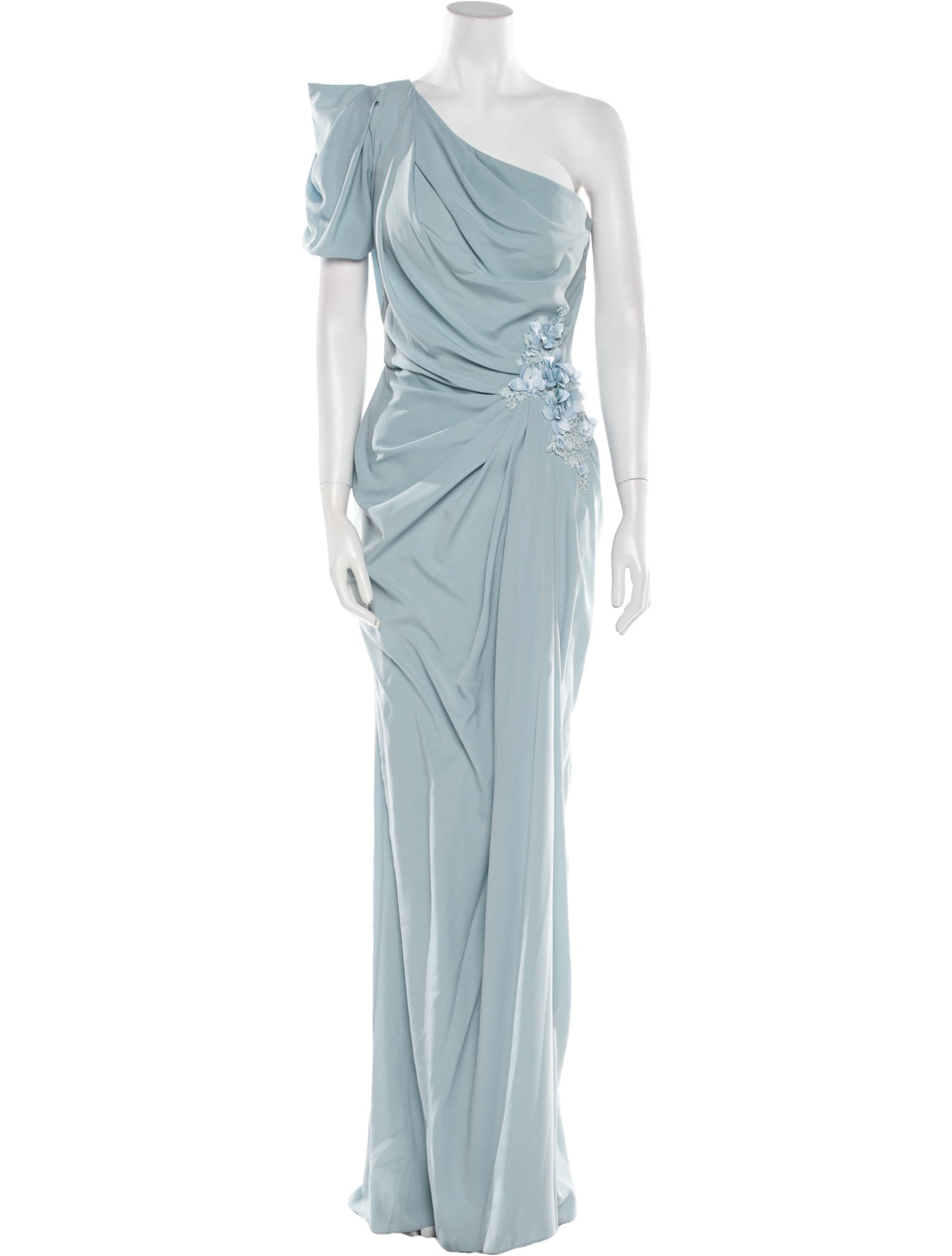 Gemy Maalouf One-Shoulder Long Dress w/ Tags
