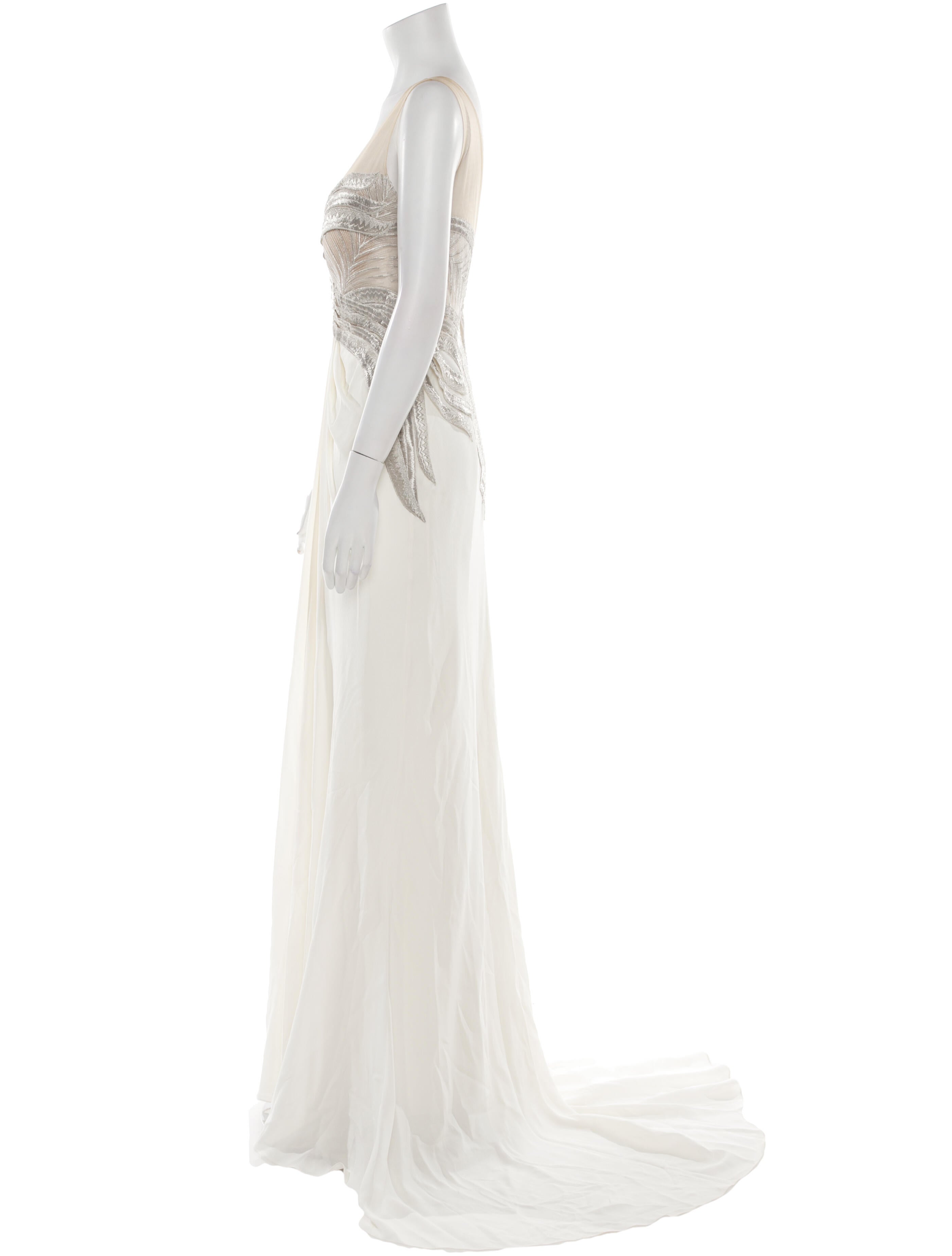 Gemy Maalouf V-Neck Long Dress w/ Tags