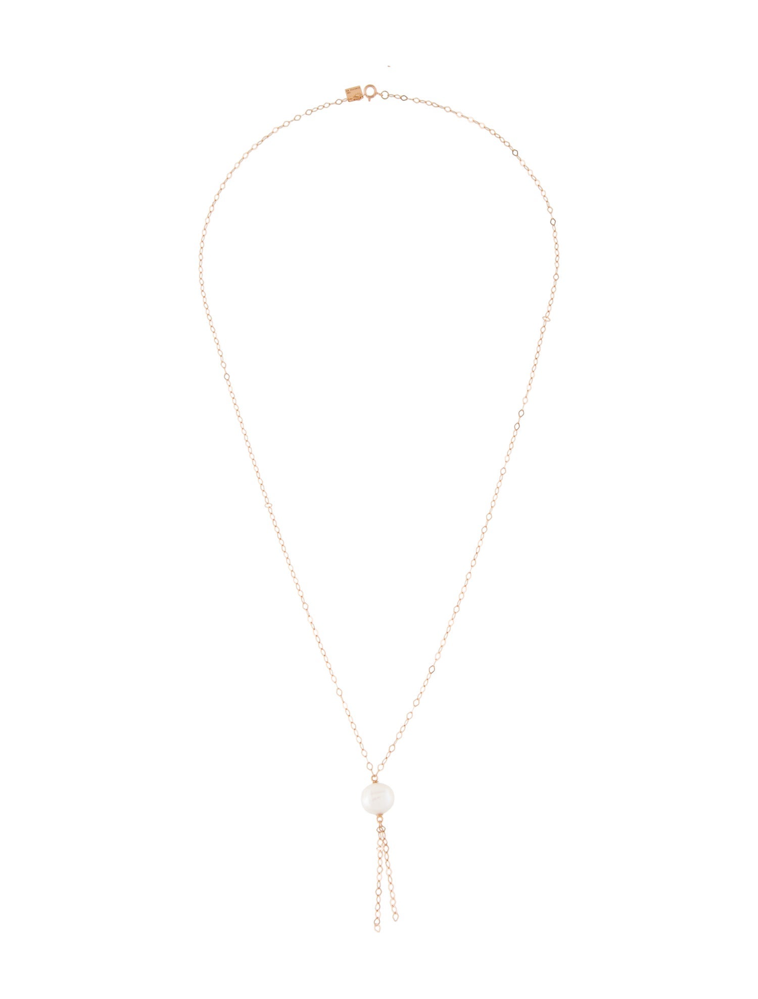 Ginette NY 18K Single Pearl Fusion Necklace