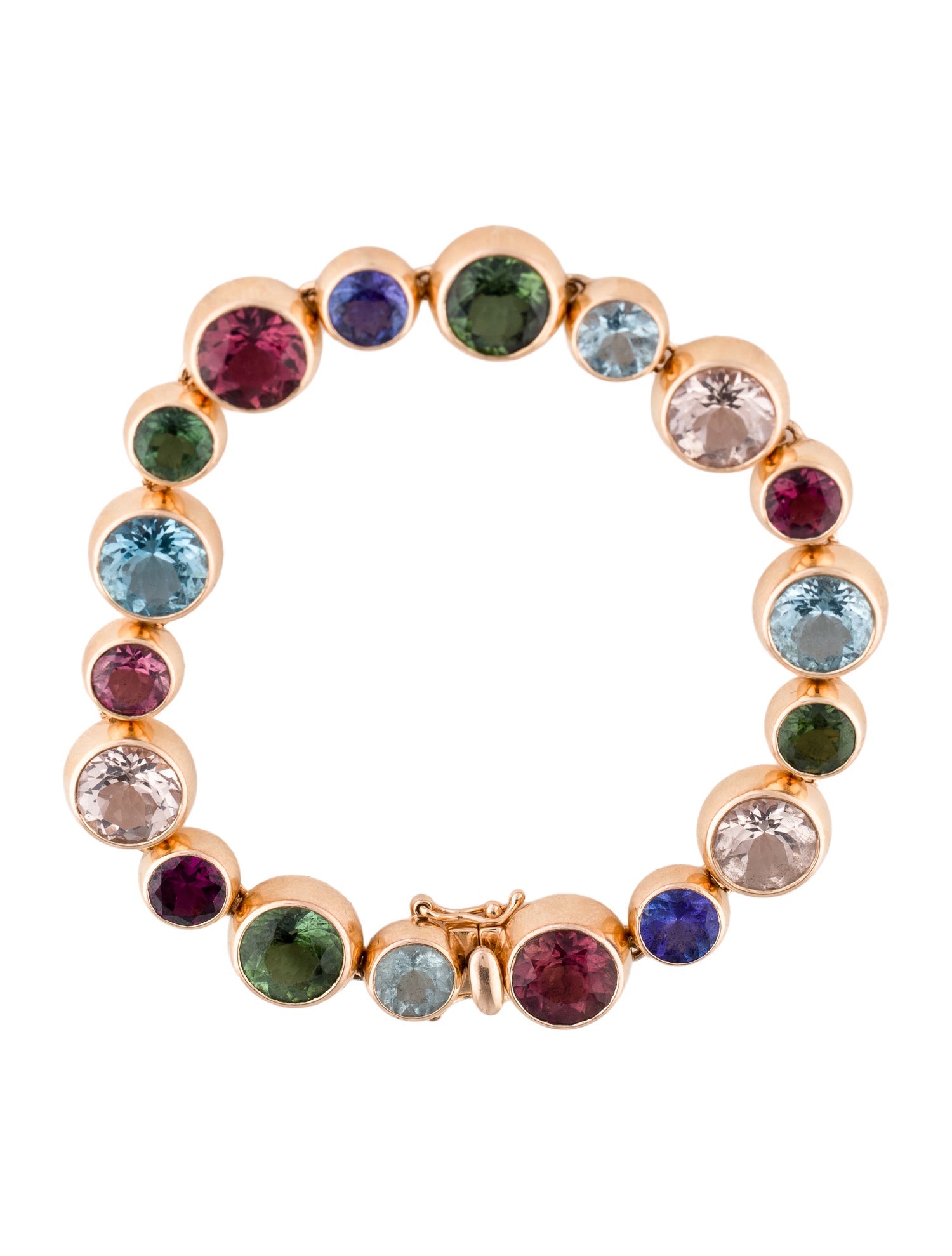 Gübelin 18K Multistone Sparks Riviere Bracelet