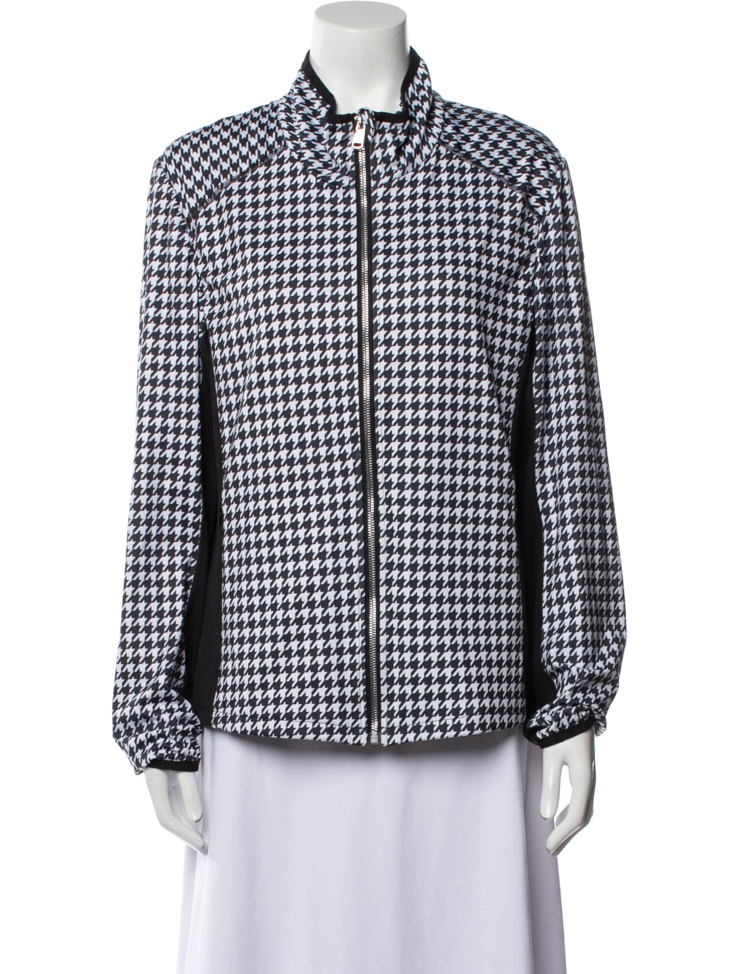 Goldbergh Houndstooth Print Bomber Jacket