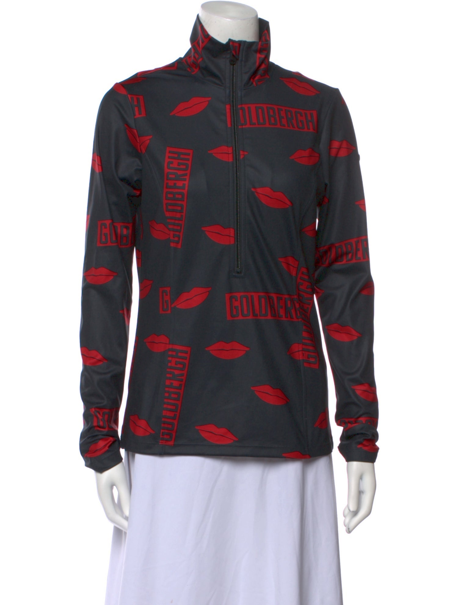 Goldbergh Printed Turtleneck Sweatshirt