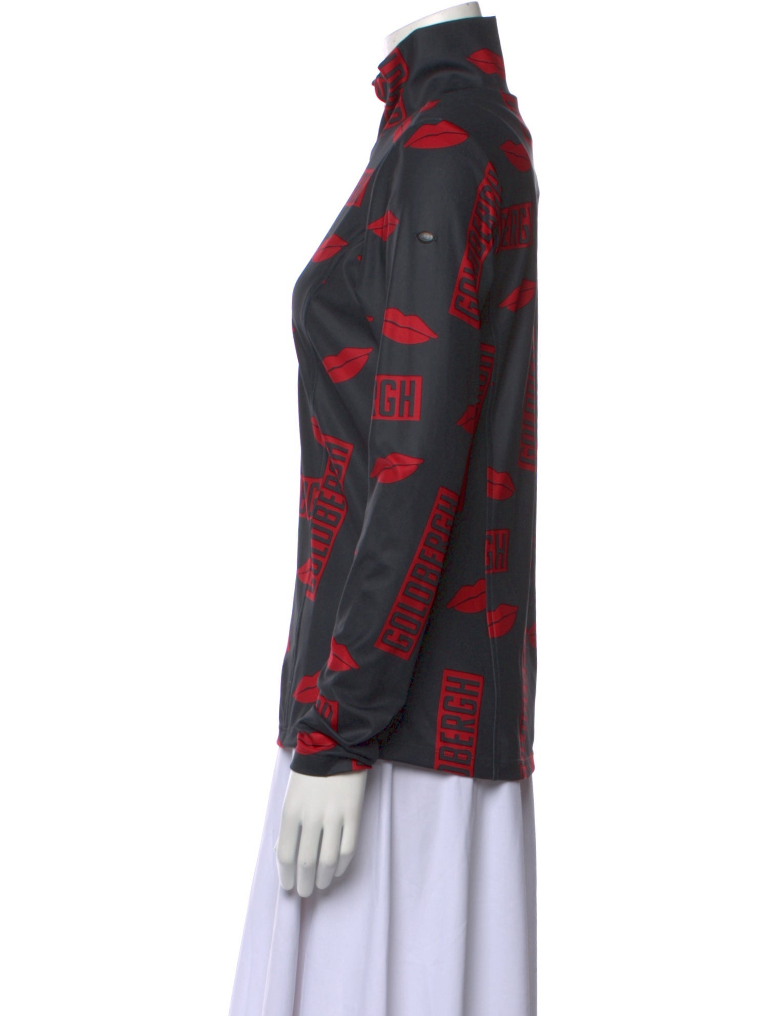 Goldbergh Printed Turtleneck Sweatshirt