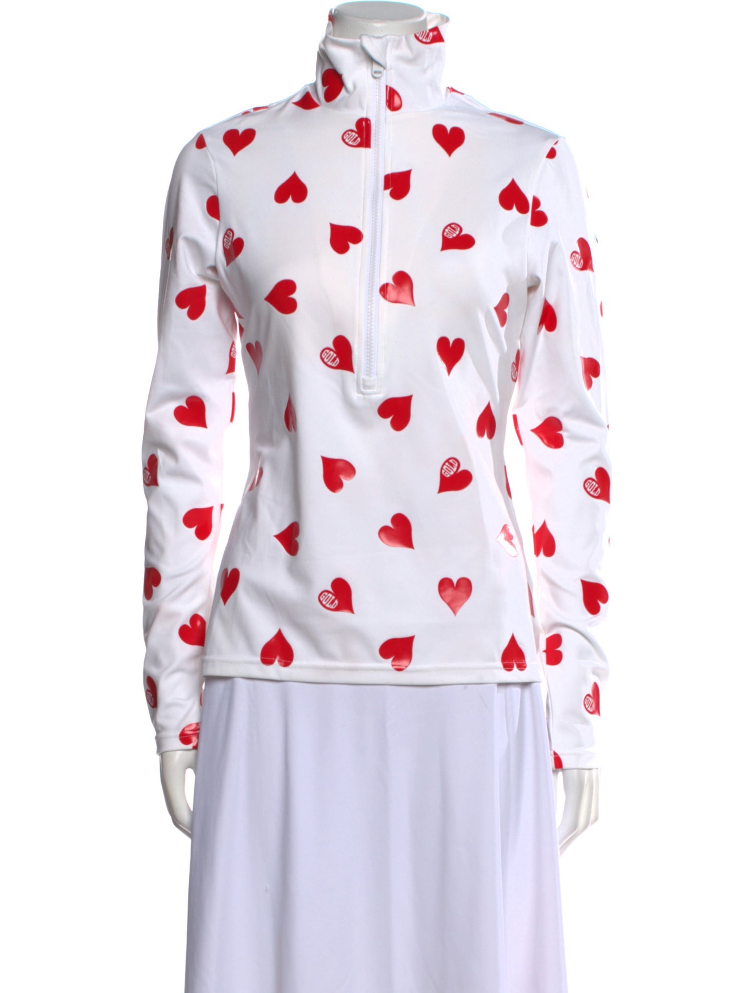 Goldbergh Printed Mock Neck Sweatshirt