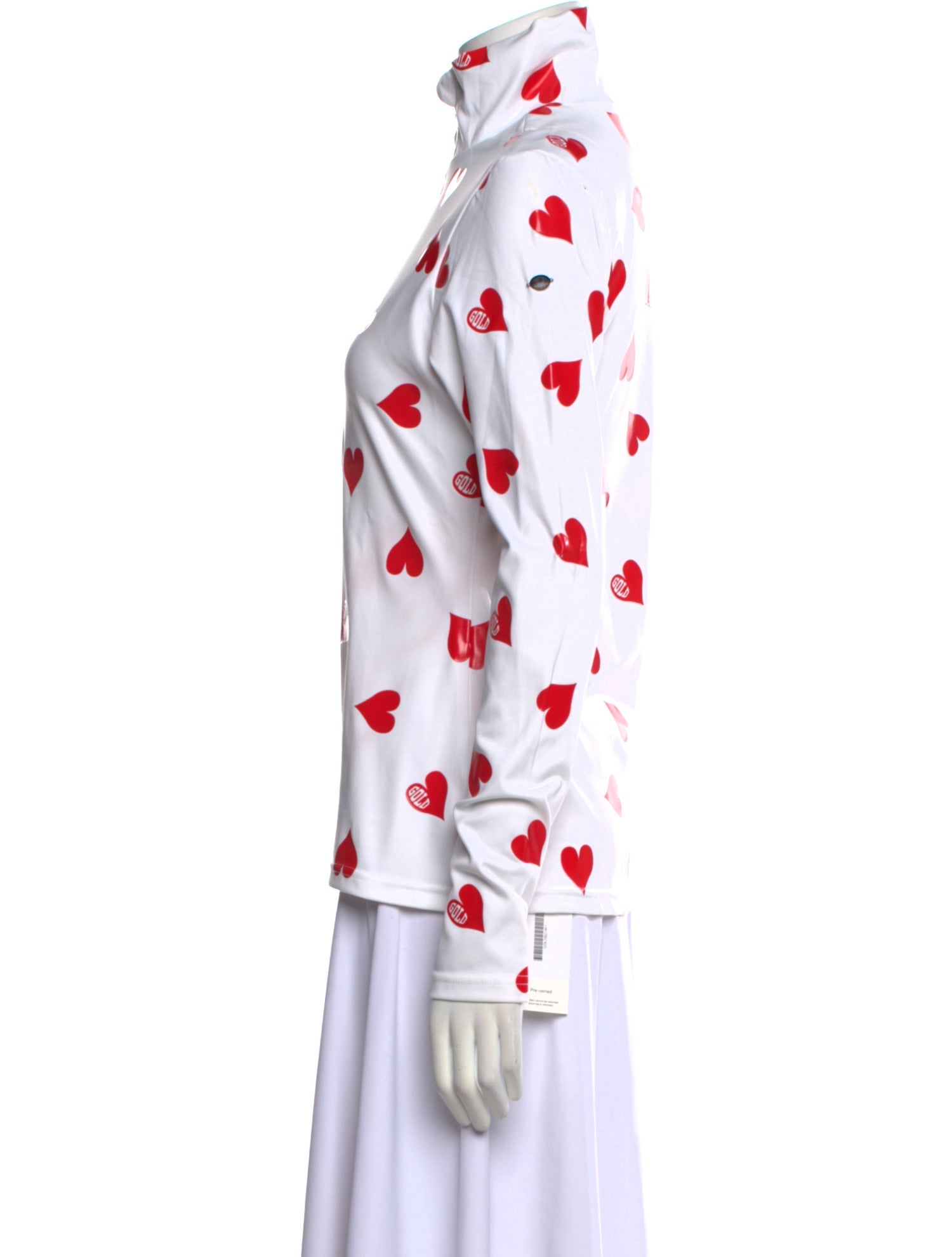 Goldbergh Printed Mock Neck Sweatshirt