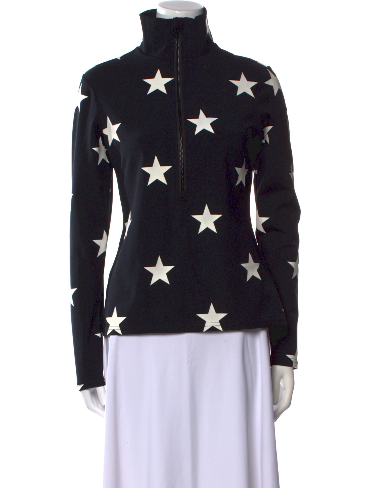 Goldbergh Floral Print Turtleneck Top