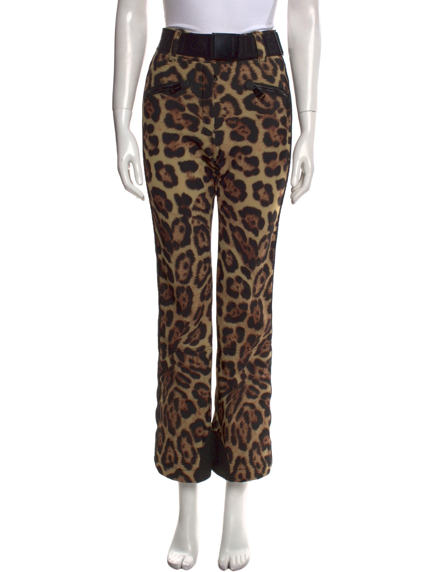 Goldbergh Animal Print Wide Leg Pants