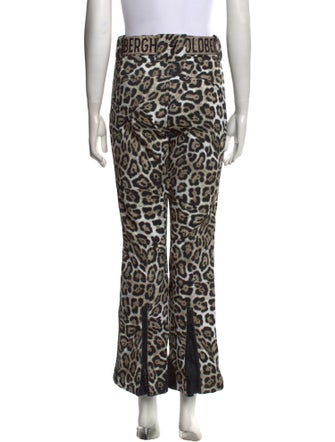 Goldbergh Animal Print Wide Leg Pants