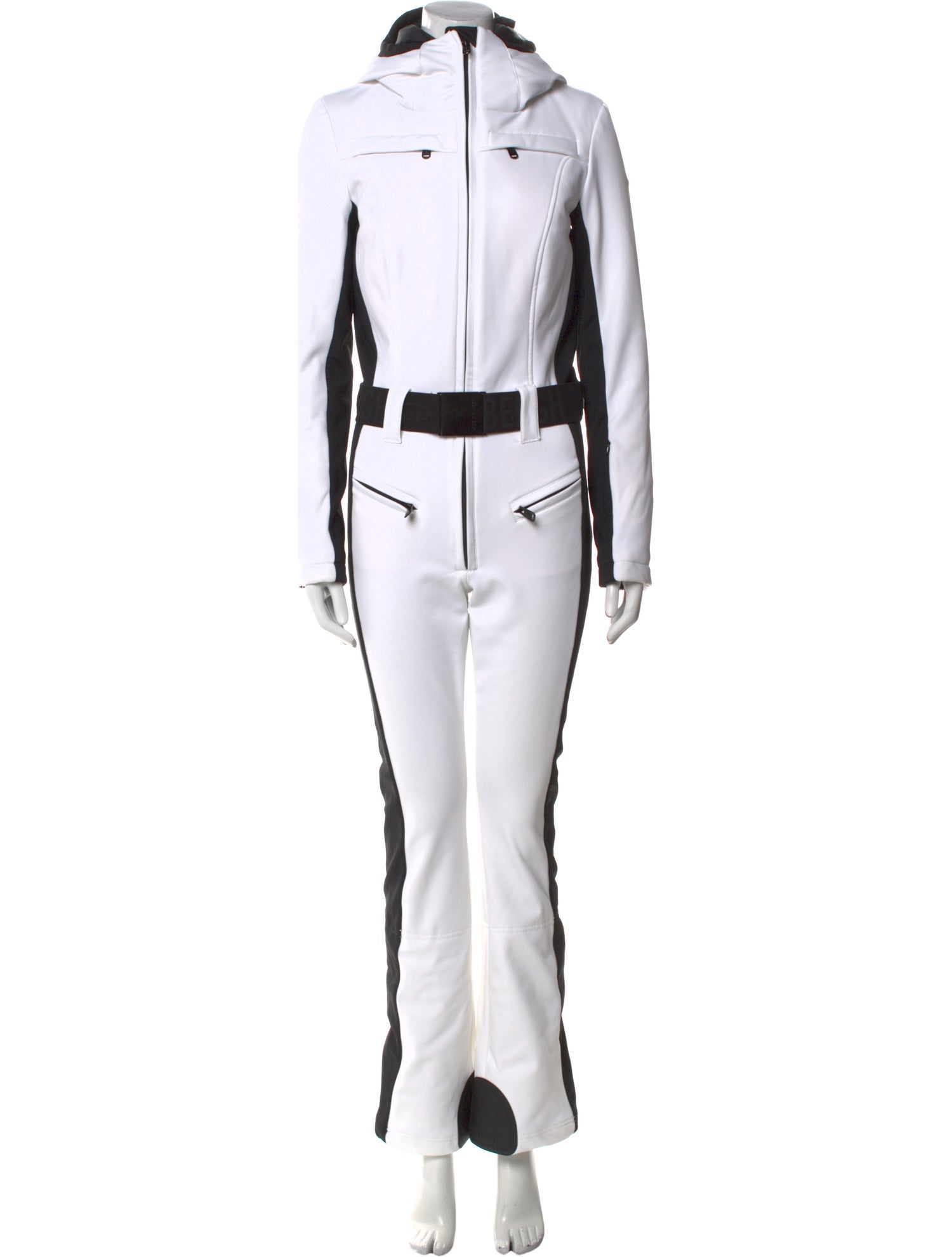 Goldbergh Colorblock Pattern Mock Neck Jumpsuit