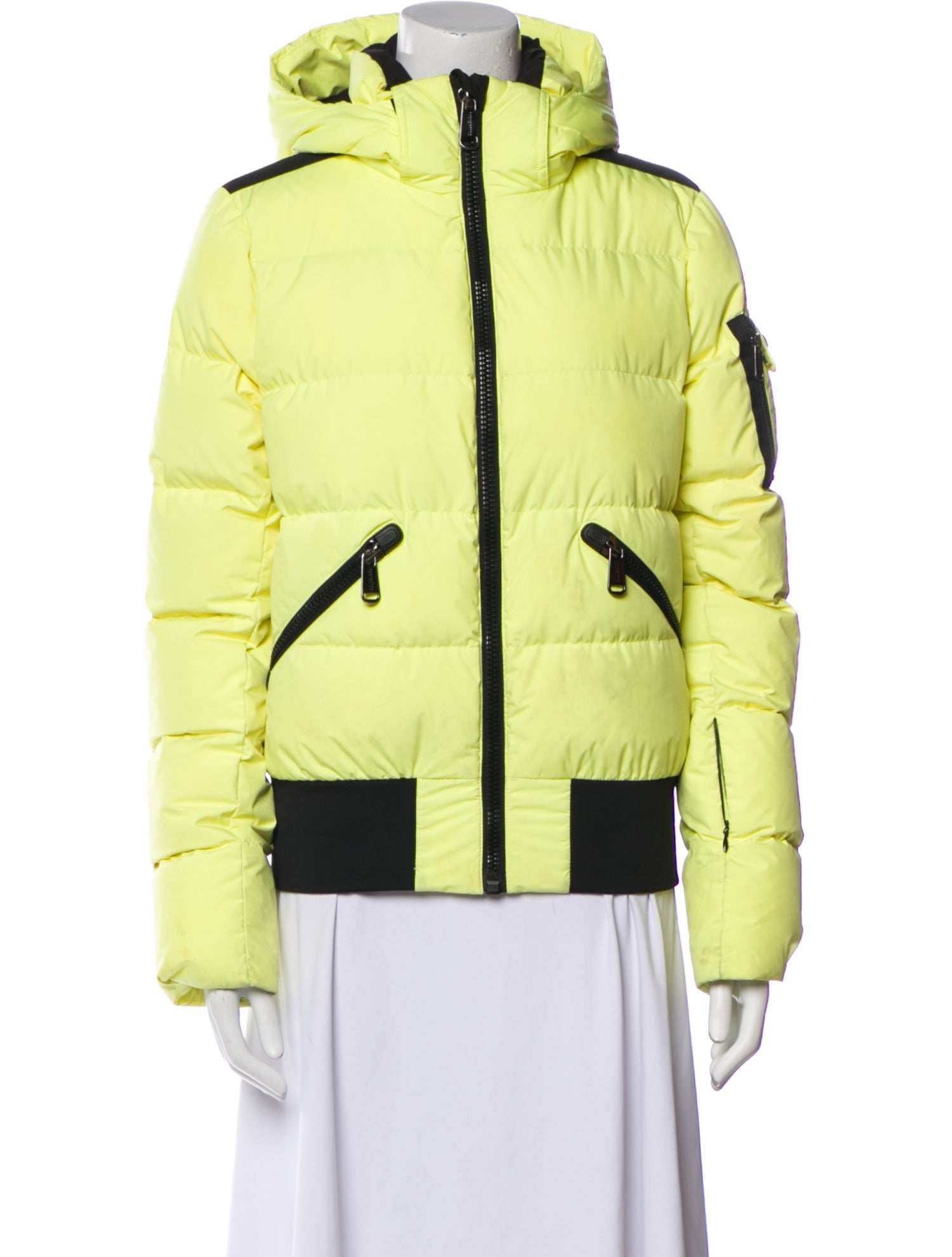 Goldbergh Colorblock Pattern Down Jacket
