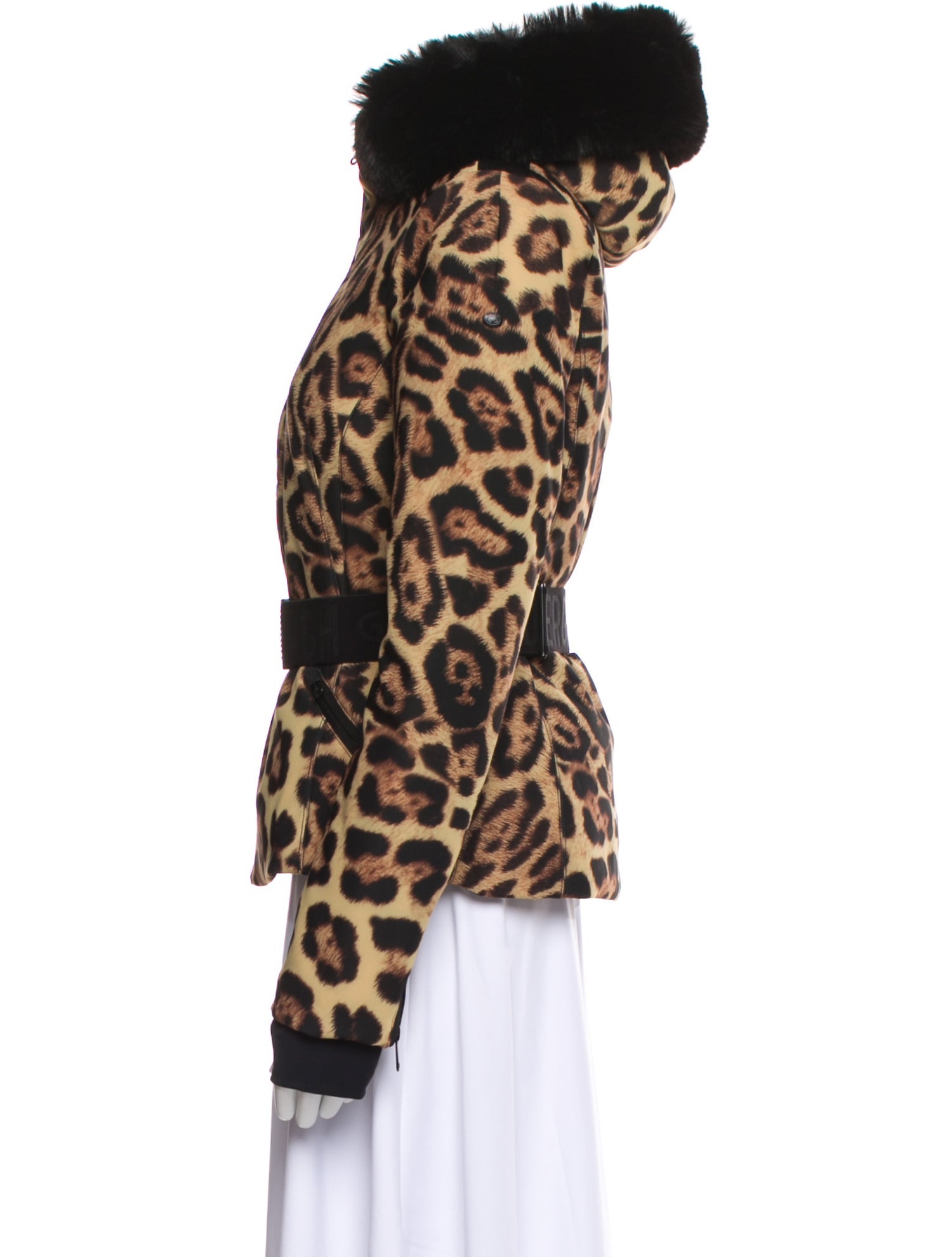 Goldbergh Animal Print Down Jacket