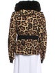 Goldbergh Animal Print Down Jacket