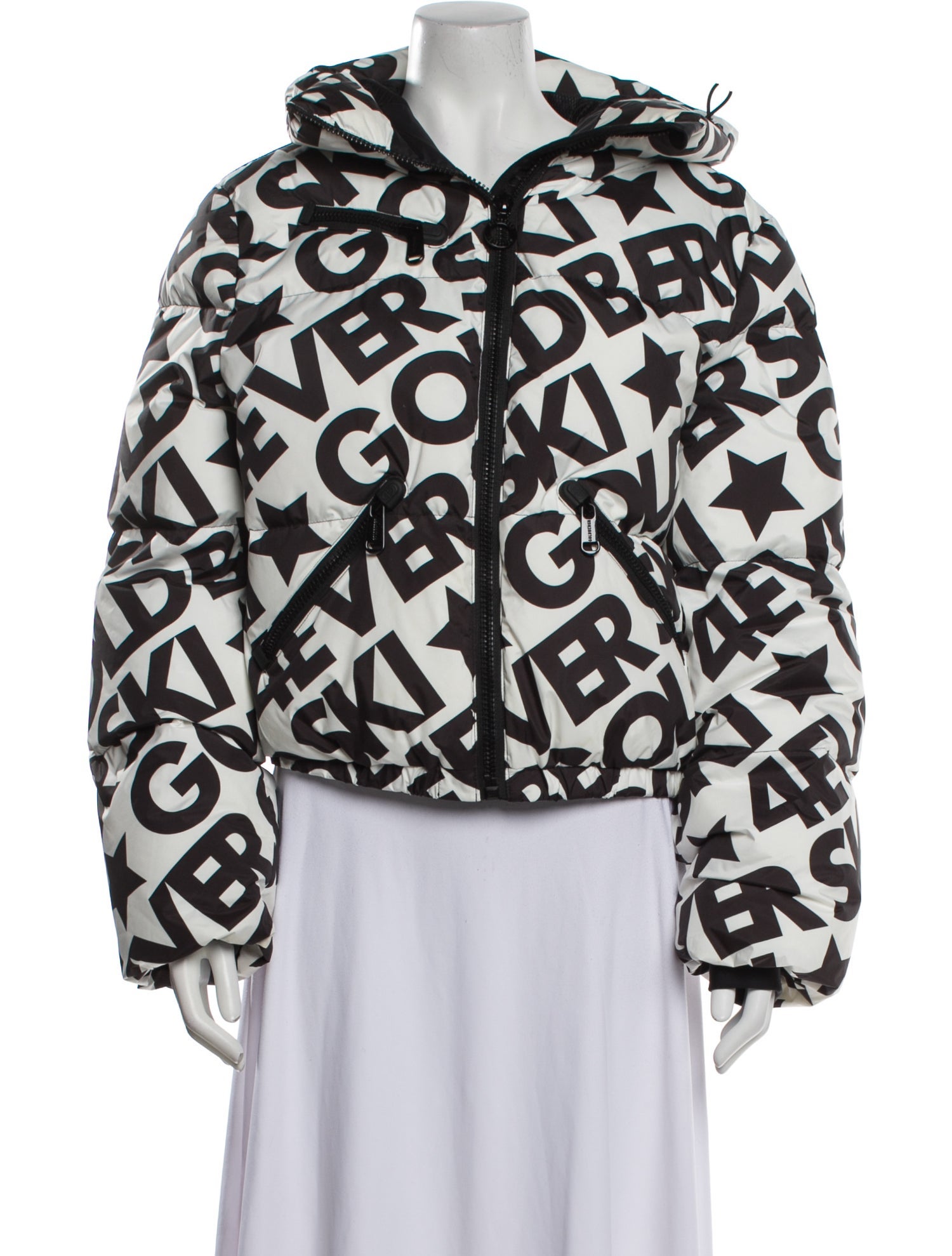 Goldbergh Animal Print Down Jacket