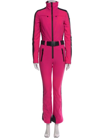 Goldbergh Colorblock Pattern Turtleneck Jumpsuit