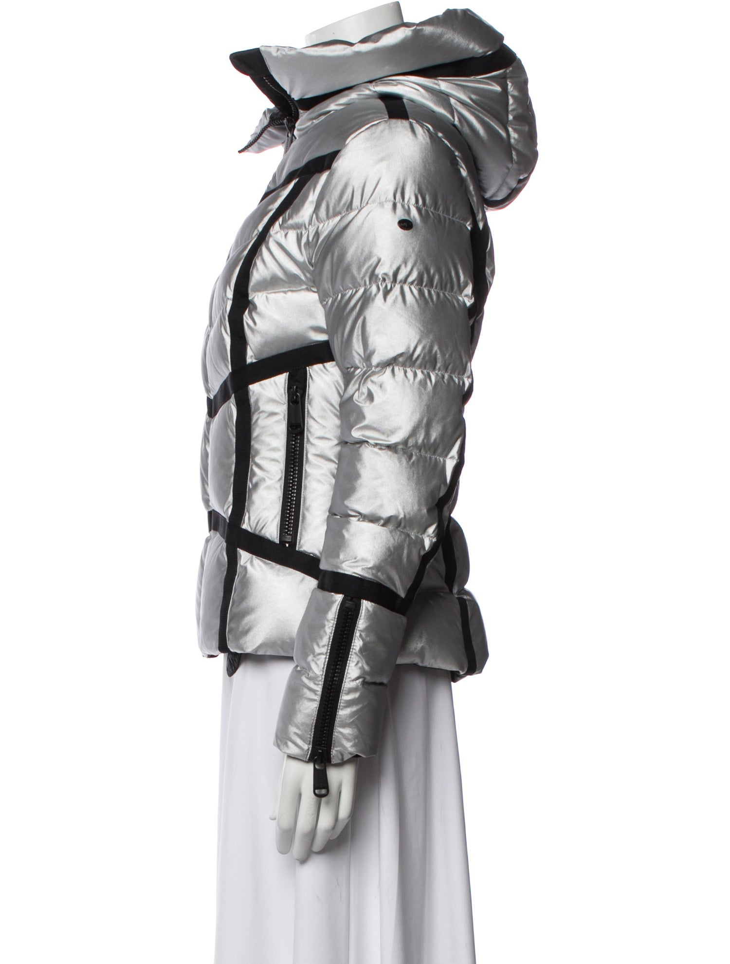 Goldbergh Striped Down Coat