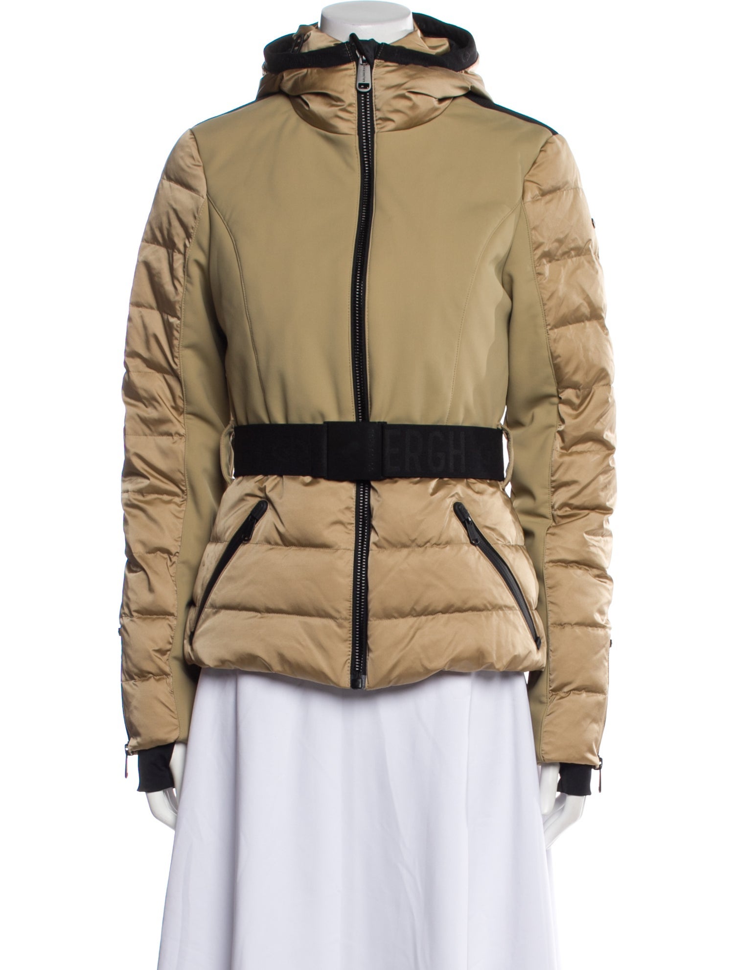 Goldbergh Colorblock Pattern Down Jacket