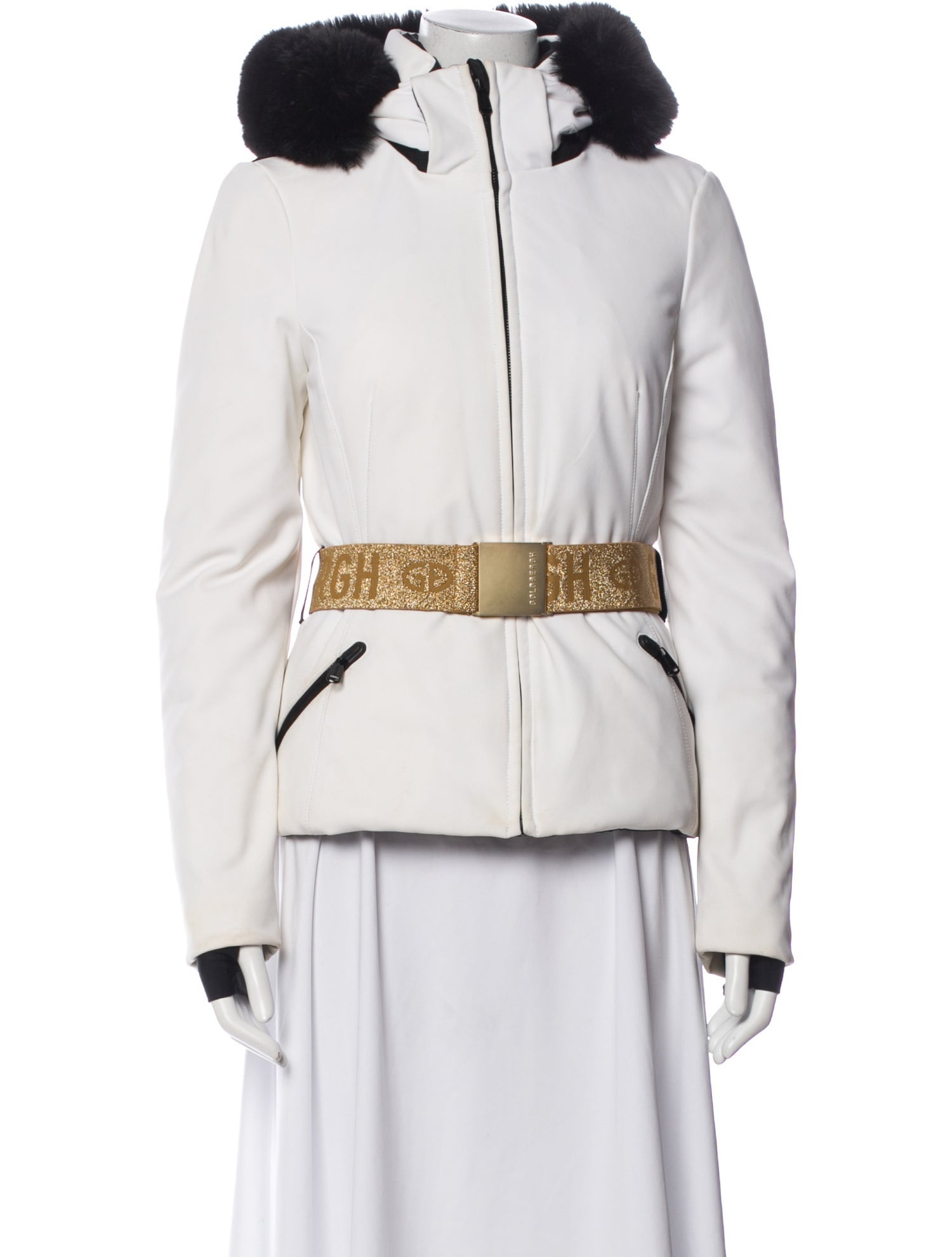 Goldbergh Colorblock Pattern Down Jacket