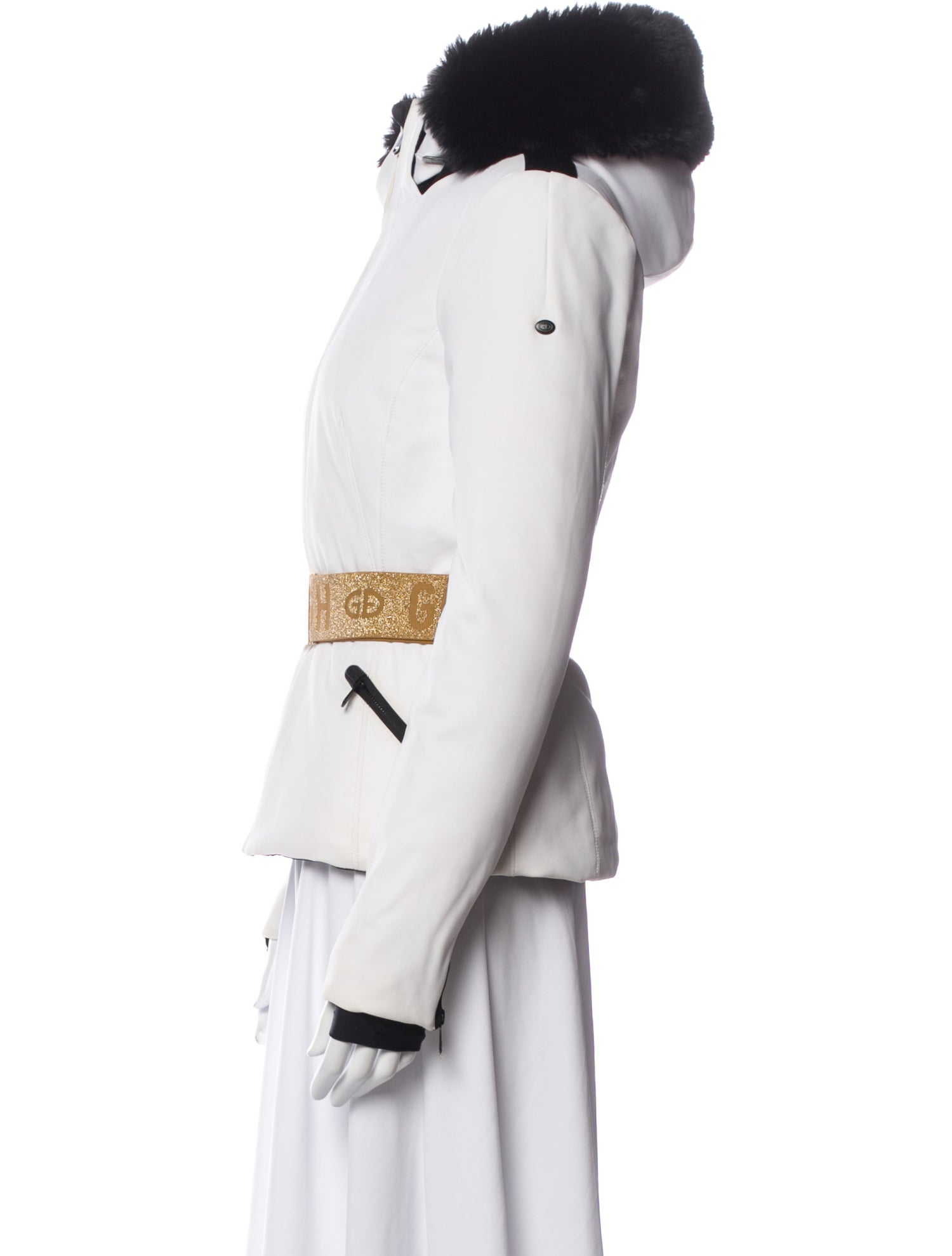 Goldbergh Colorblock Pattern Down Jacket