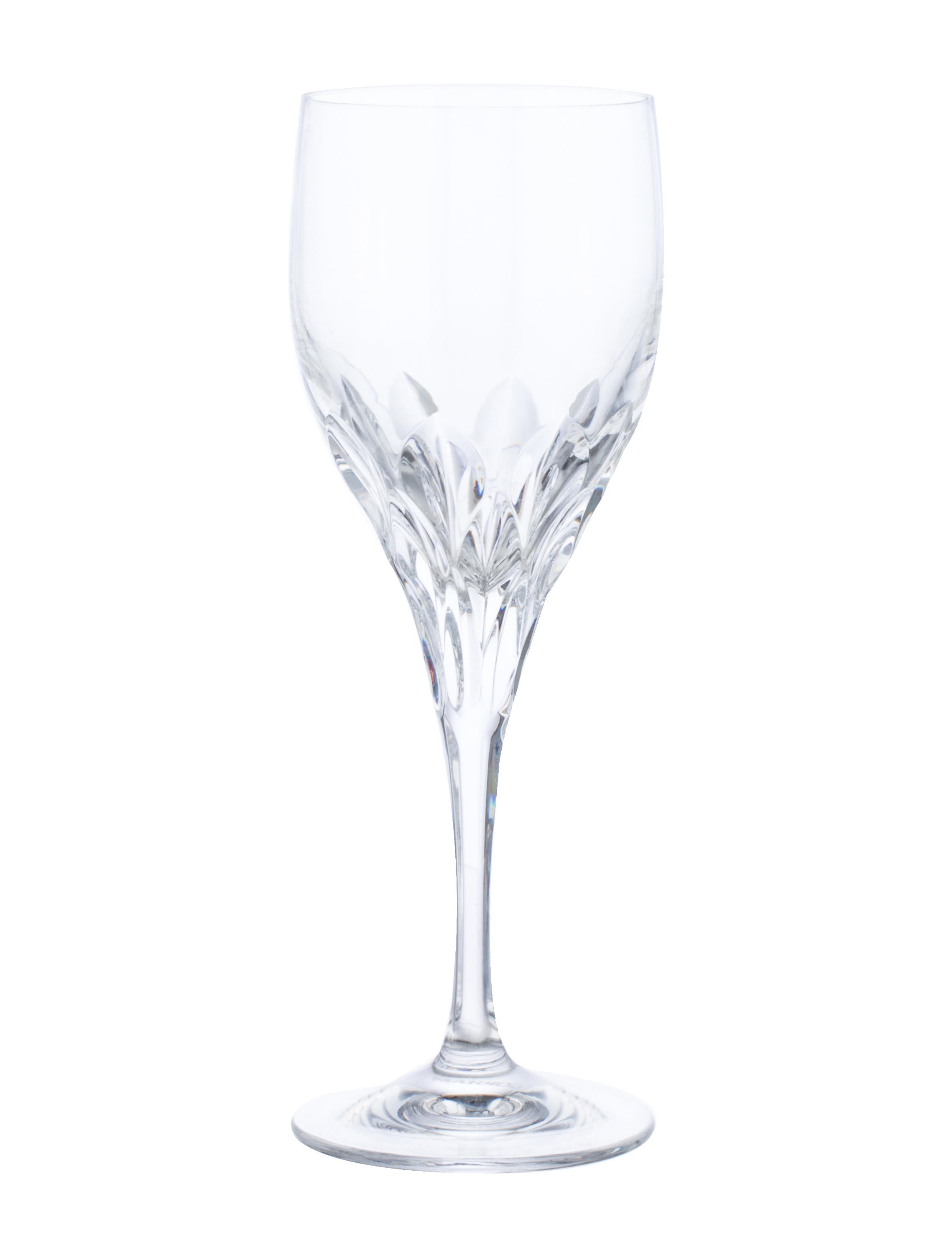 Gorham Diamond Crystal Wine Glasses Clear Drinkware & Barware