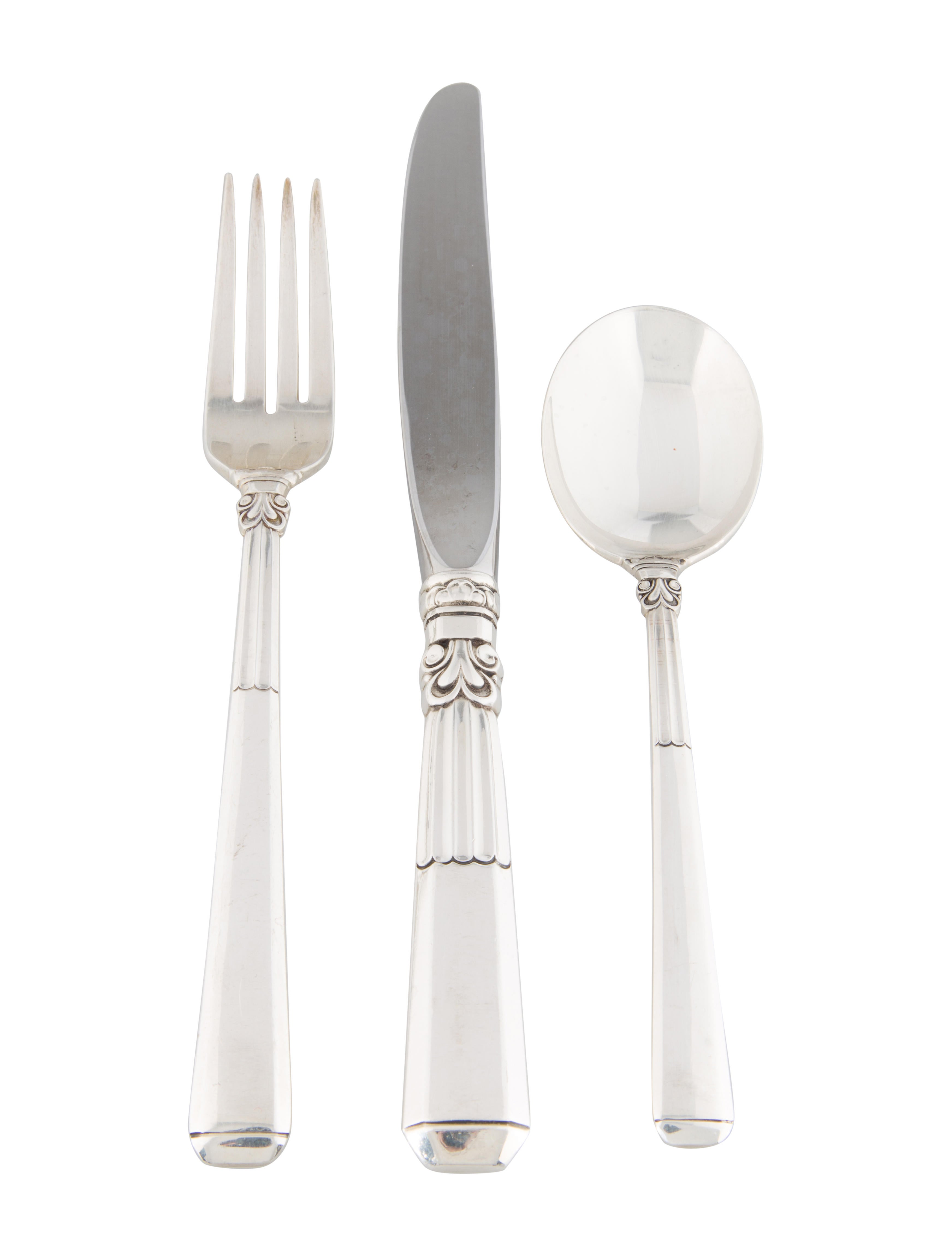 GORHAM STERLING SALAD FORK ~ GREENBRIER ~ NO MONO S
